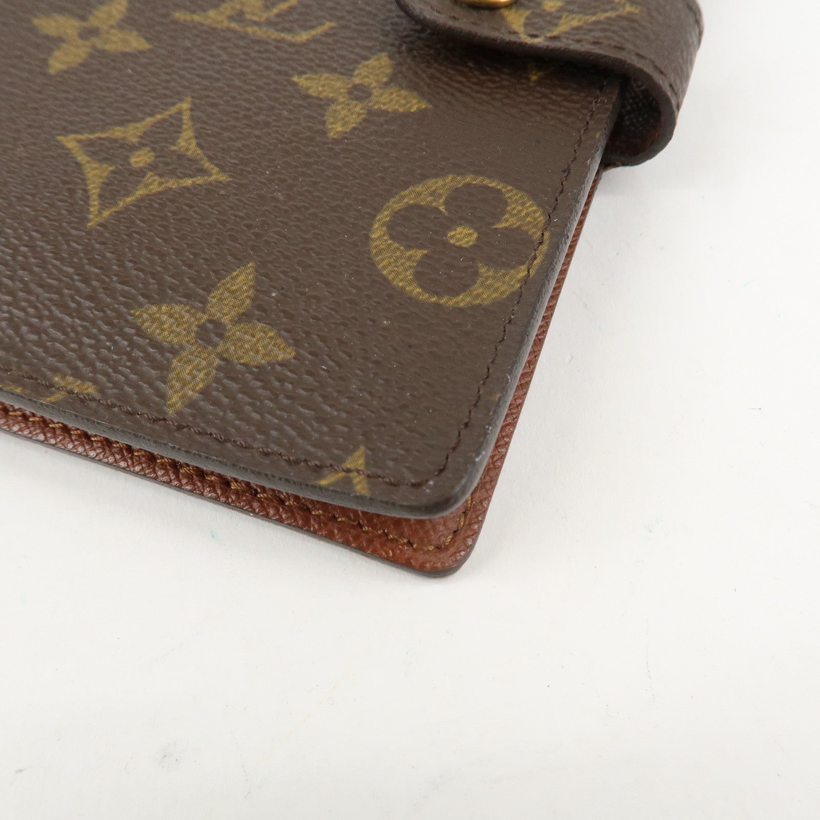 Louis Vuitton Monogram Agenda PM Planner Cover Brown SP0052 Used