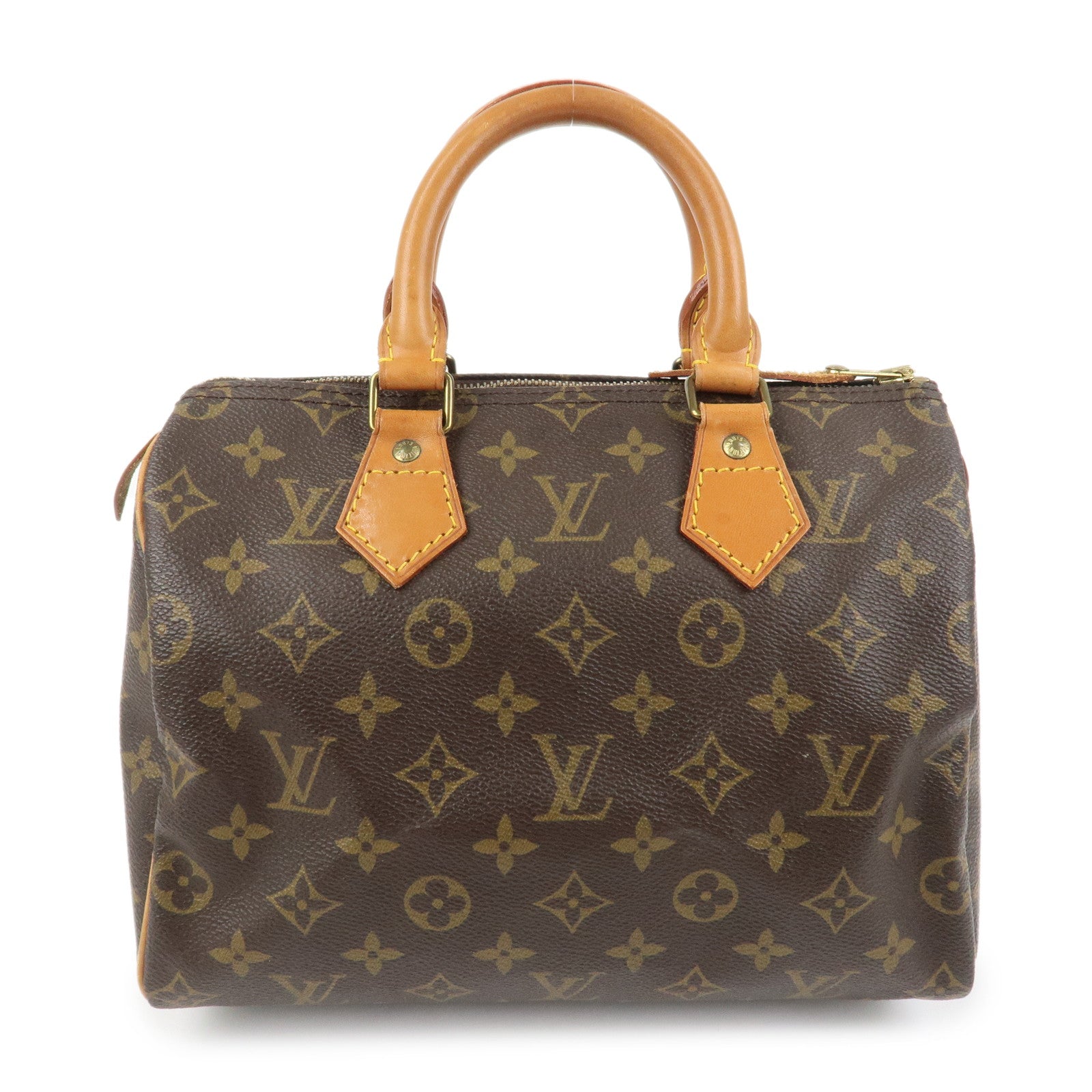 Louis Vuitton Monogram Speedy 25 Boston Bag Hand Bag Brown M41528
