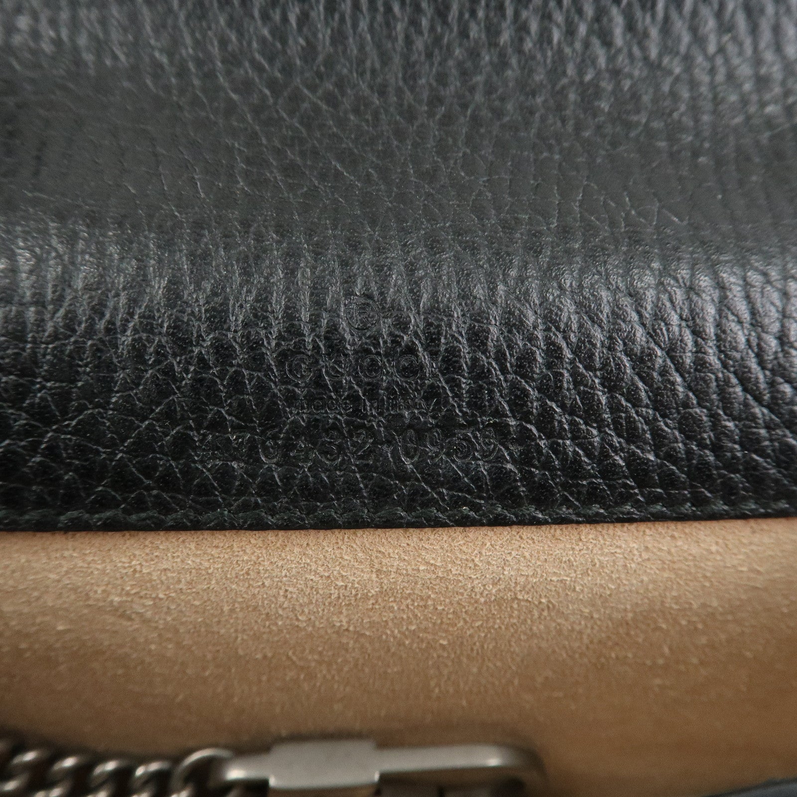 GUCCI Dionysus Super Mini Bag Leather Chain Shoulder Bag 476432