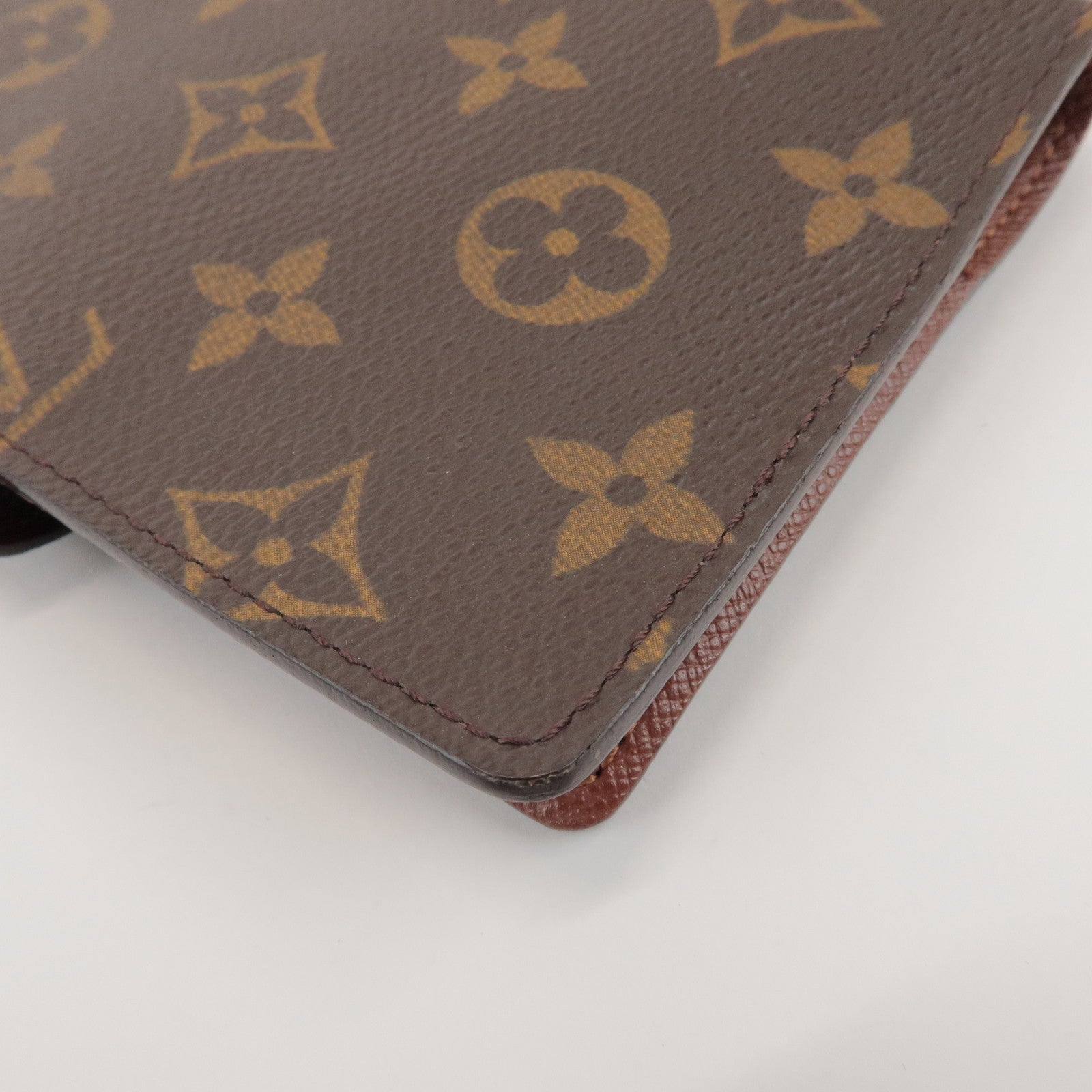 Louis Vuitton Monogram Agenda PM Planner Cover Brown R20005