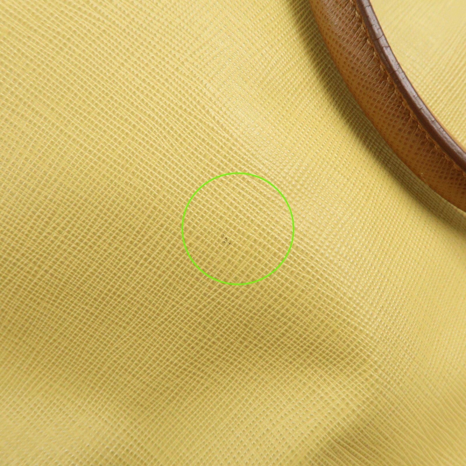 PRADA Triangle Logo Saffiano Leather Boston Bag Mustard Light Brown
