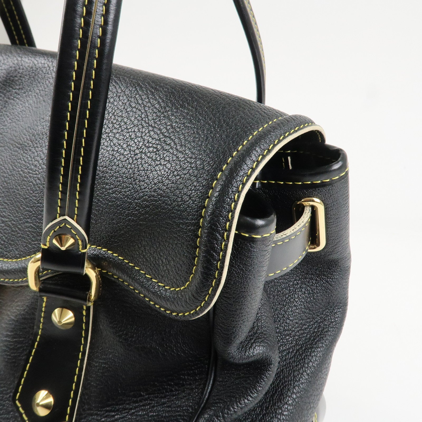 Louis Vuitton Suhali Rhapsody Leather Shoulder Bag Black M95847 Used