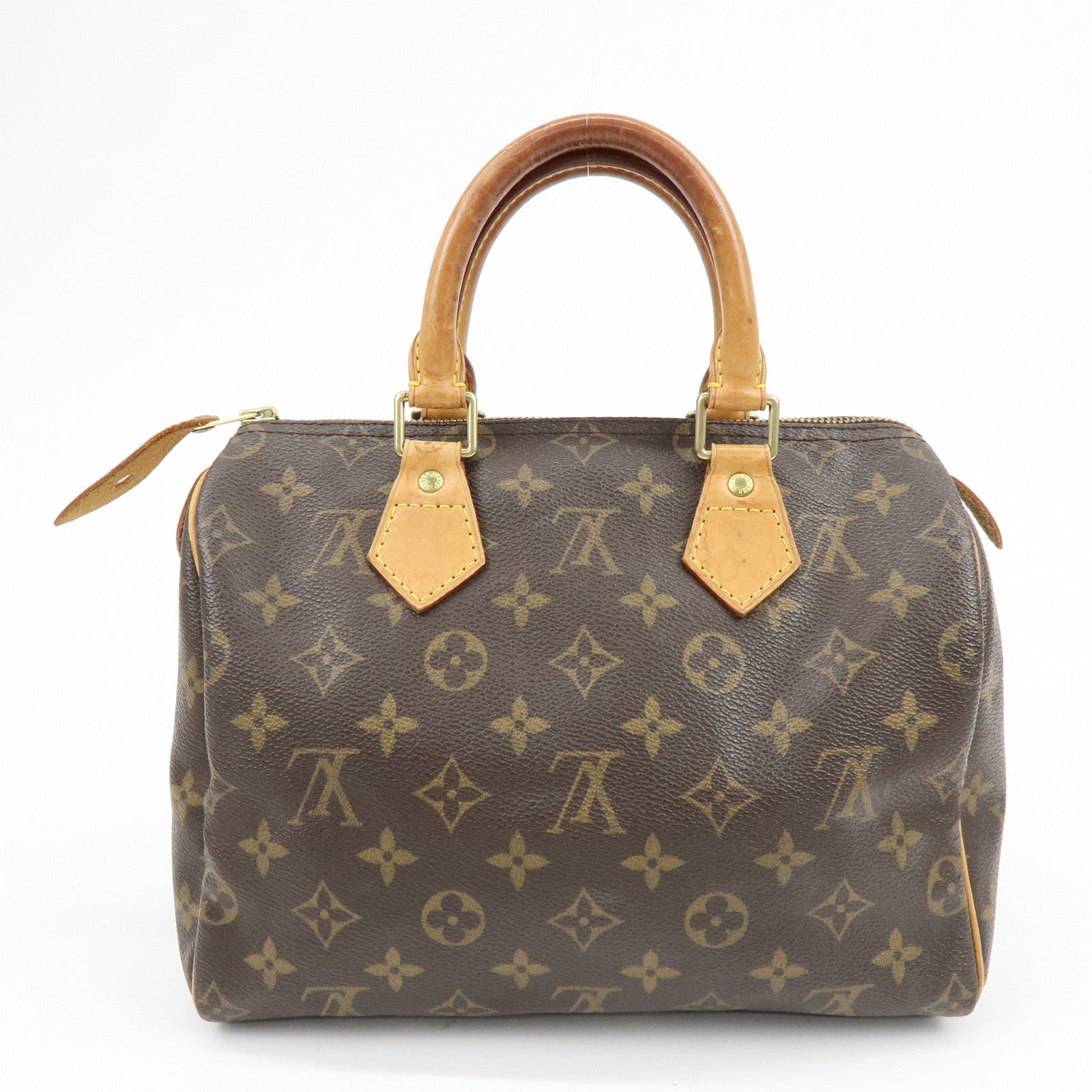 Louis Vuitton Monogram Speedy 25 Boston Bag Hand Bag Brown M41528
