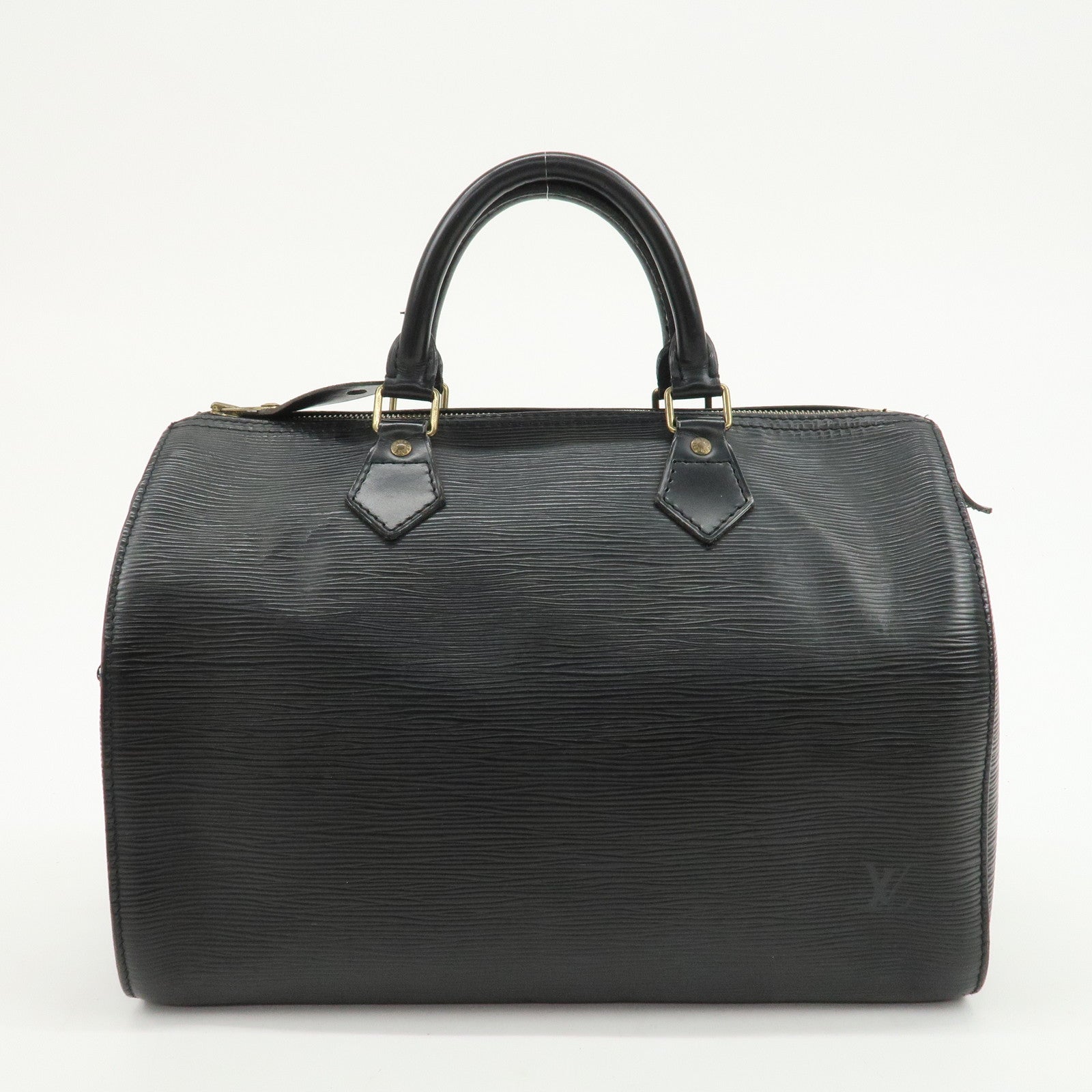 Louis Vuitton Epi Speedy 35 Boston Bag Hand Bag Noir Black M42992
