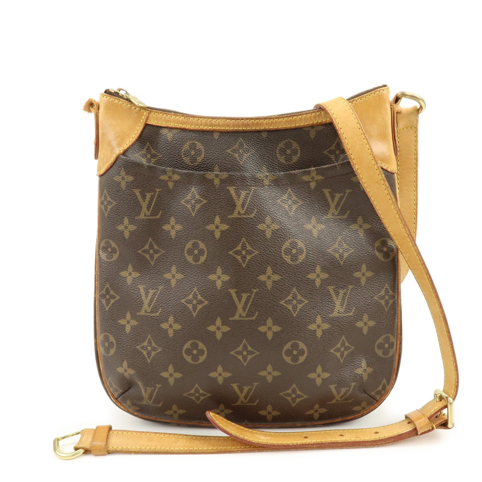 Louis Vuitton Monogram Odeon PM Shoulder Bag Brown M56390
