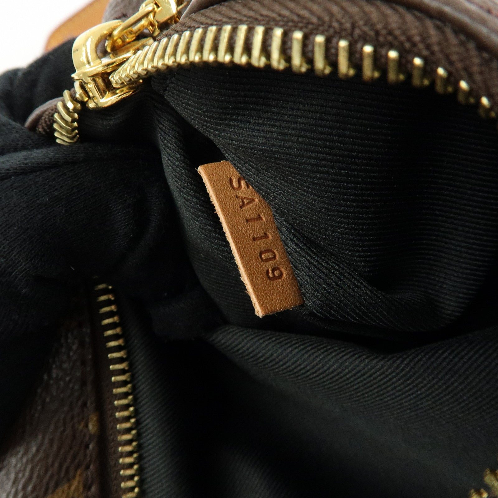 Louis Vuitton Monogram Bum Bag Crossbody Shoulder Bag Brown M43644