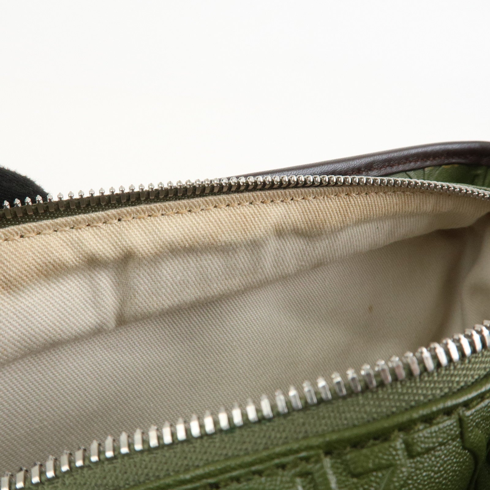 Ferragamo Gancini Embossed Leather 2Way Hand Shoulder Bag Green