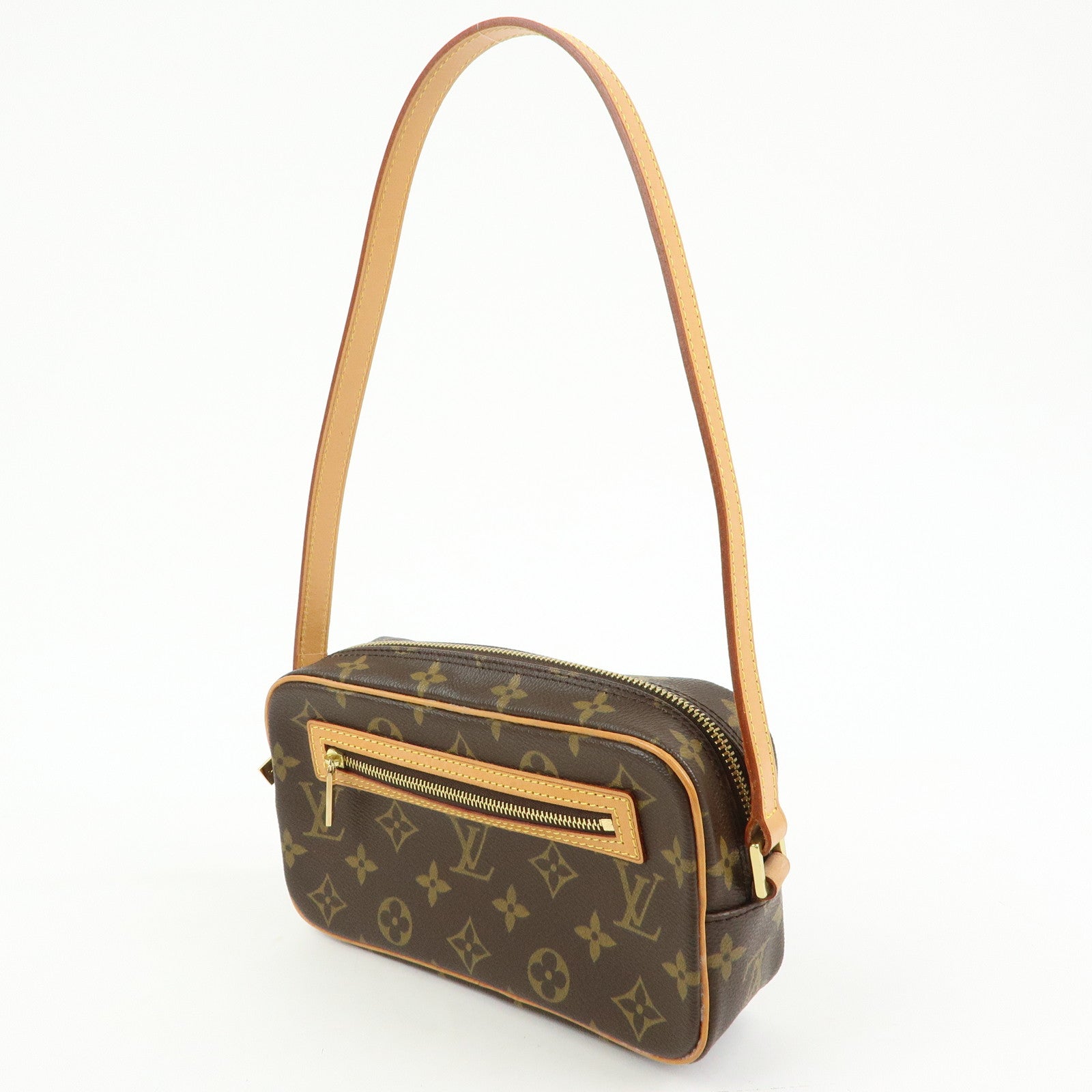 Louis Vuitton Monogram Pochette Cite Shoulder Bag Brown M51183
