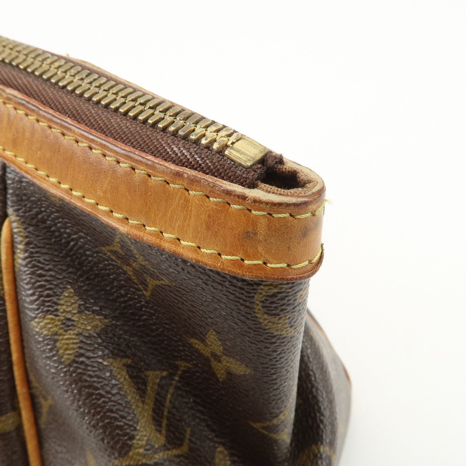 Louis Vuitton Monogram Tivoli PM Hand Bag Brown M40143 Used