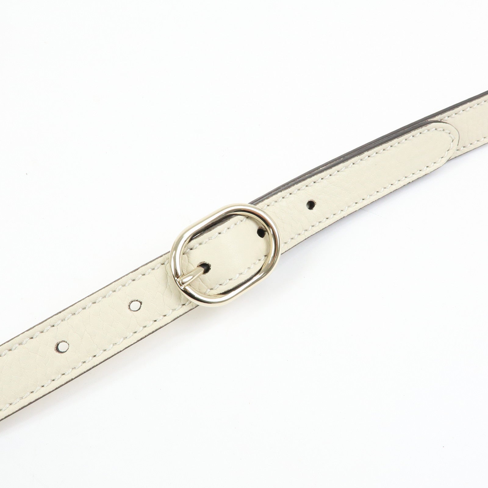 GUCCI Bamboo Shopper Medium 2Way Bag Shoulder Bag Ivory 323660