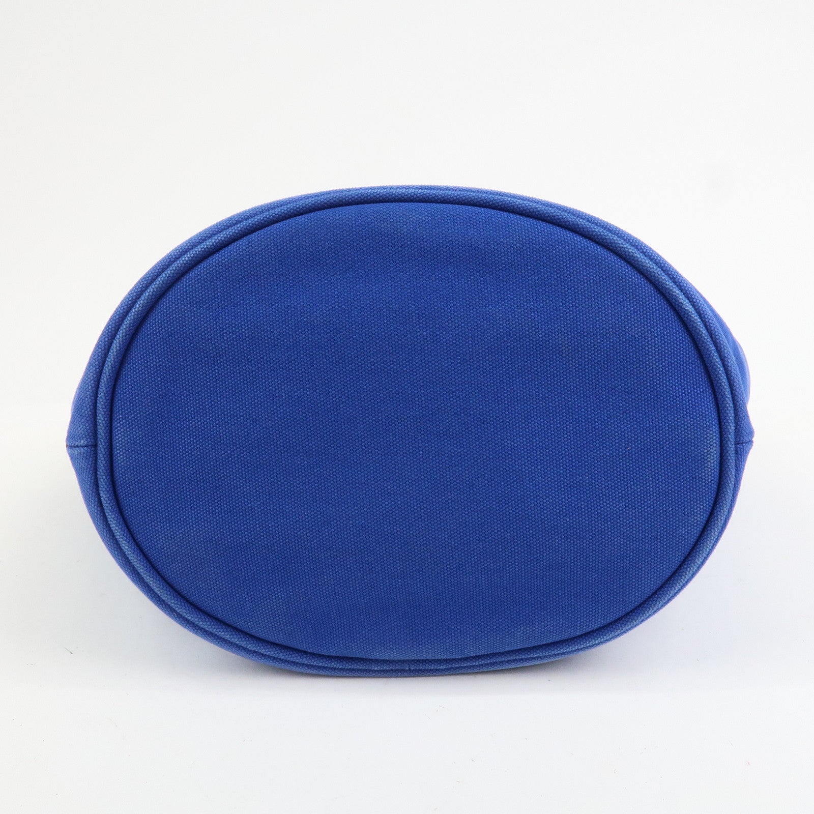 PRADA Canapa Canvas 2Way Bag Hand Bag Shoulder Bag Blue 1BG186