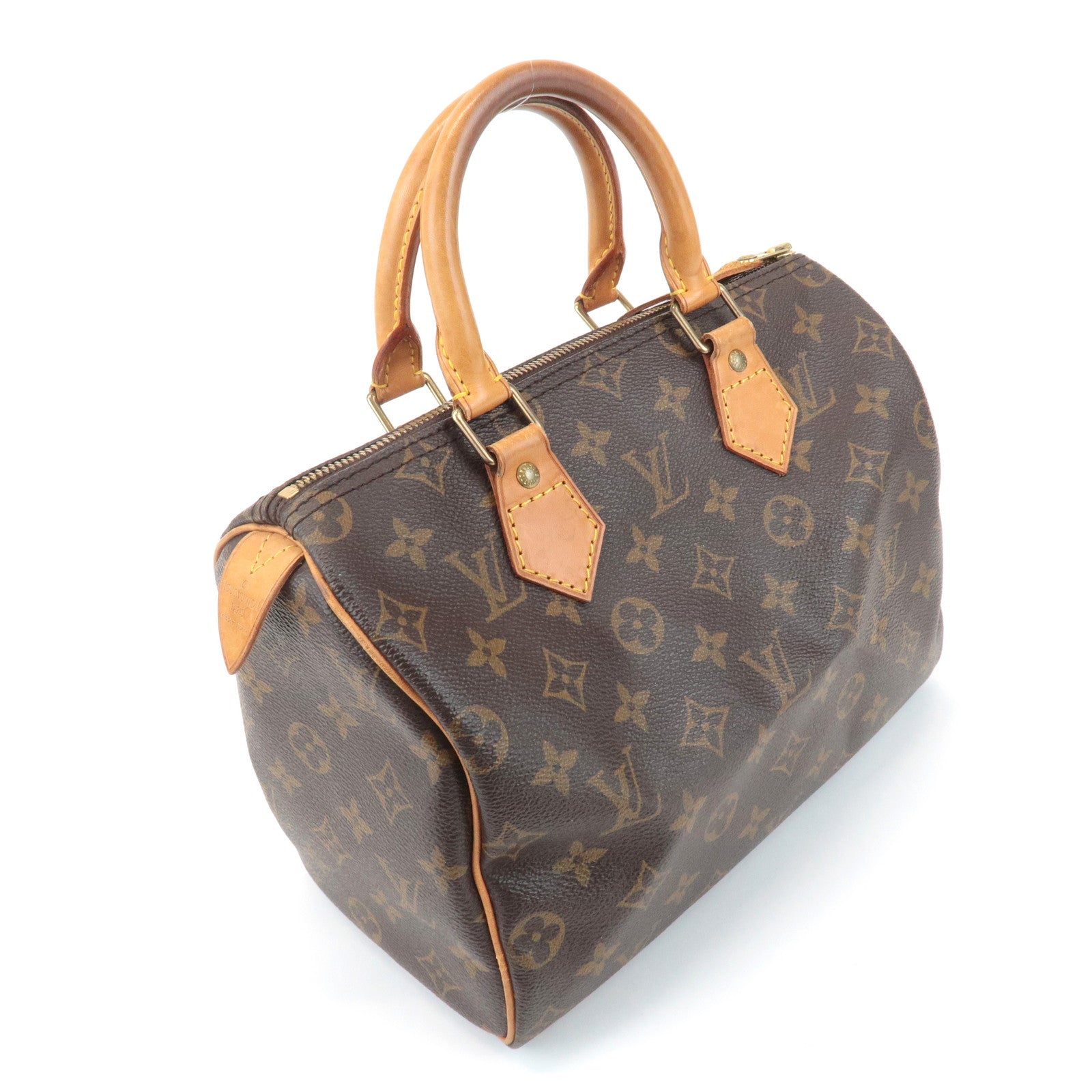 Louis Vuitton Monogram Speedy 25 Hand Bag Boston Bag M41528