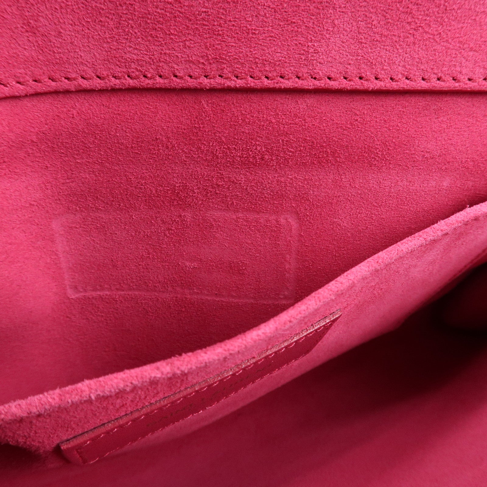 SAINT LAURENT PARIS Leather Clutch Bag Y Line Pink 311213