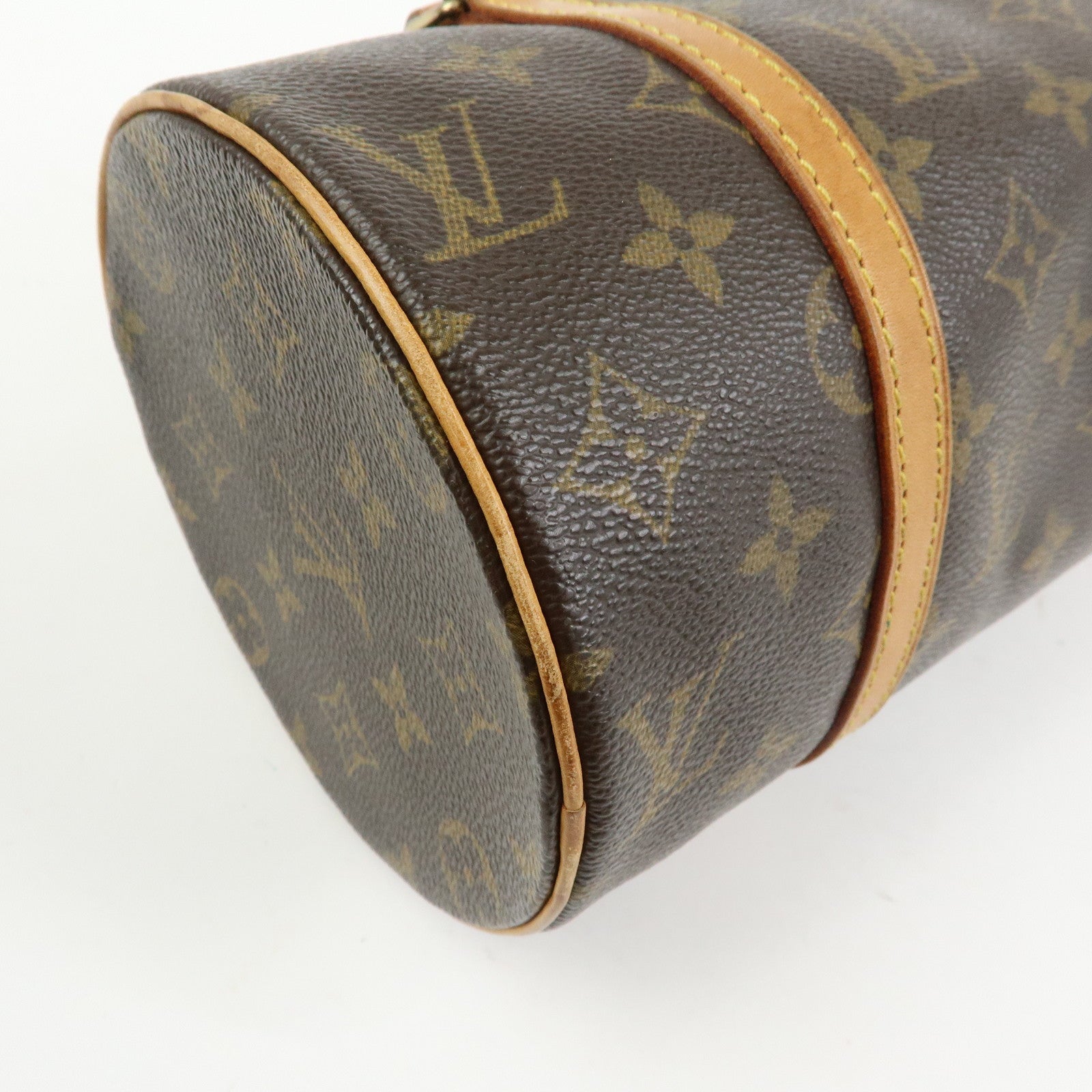 Louis Vuitton Monogram Papillon 26 Hand Bag Brown M51386