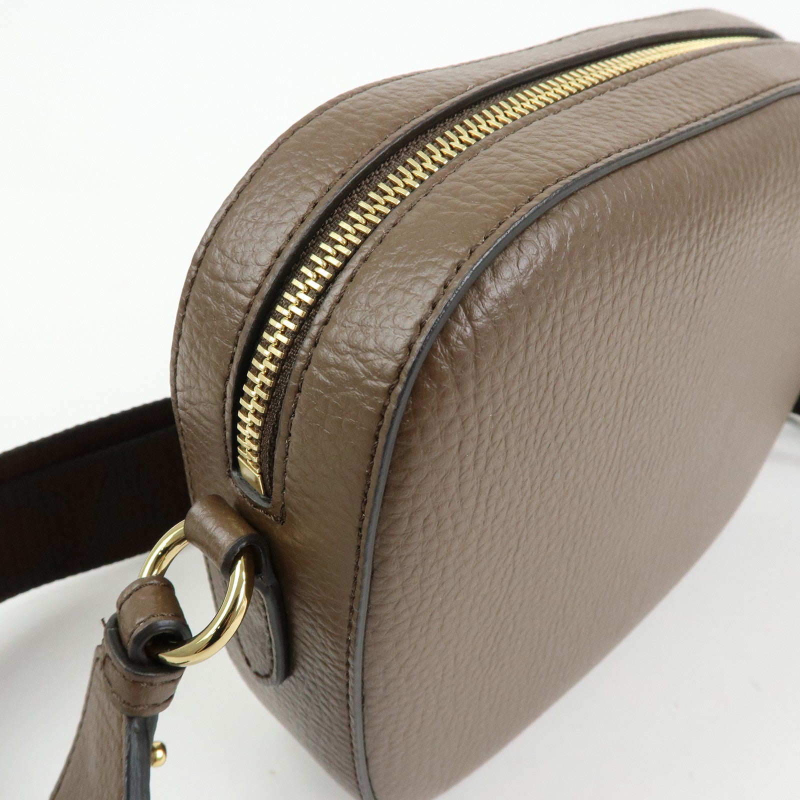 STELLA MCCARTNEY Faux Vegan Leathr Shoulder Crossbody Bag Brown