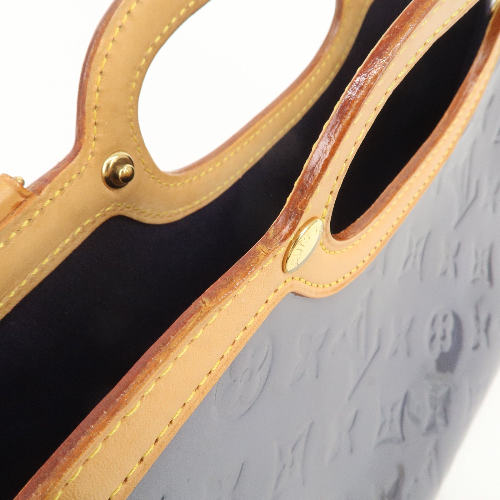 Louis Vuitton Monogram Vernis Roxbury Drive 2WAY Bag Indigo M91373