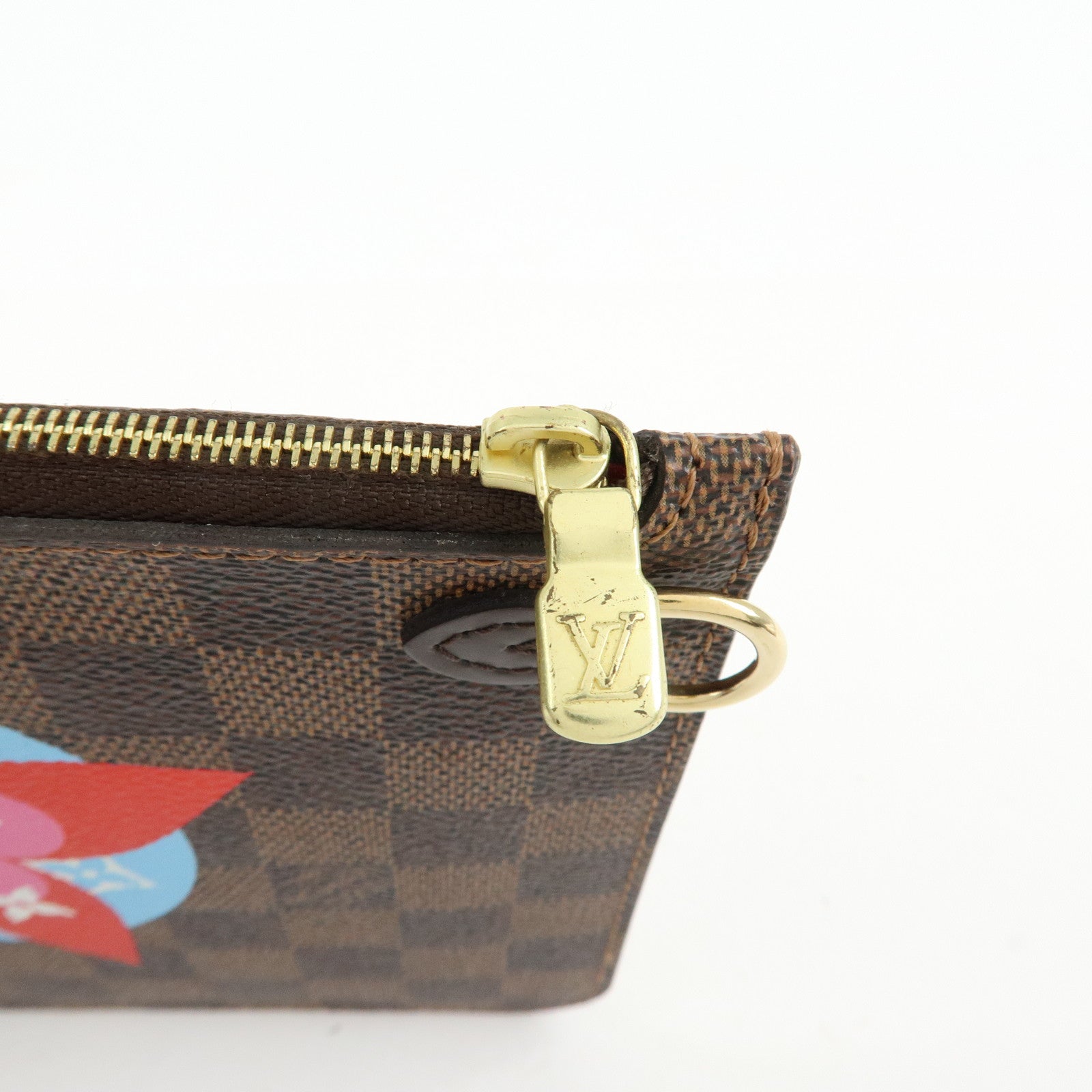Louis Vuitton Damier Canvas Pouch for Neverfull MM Tote Bag N40049