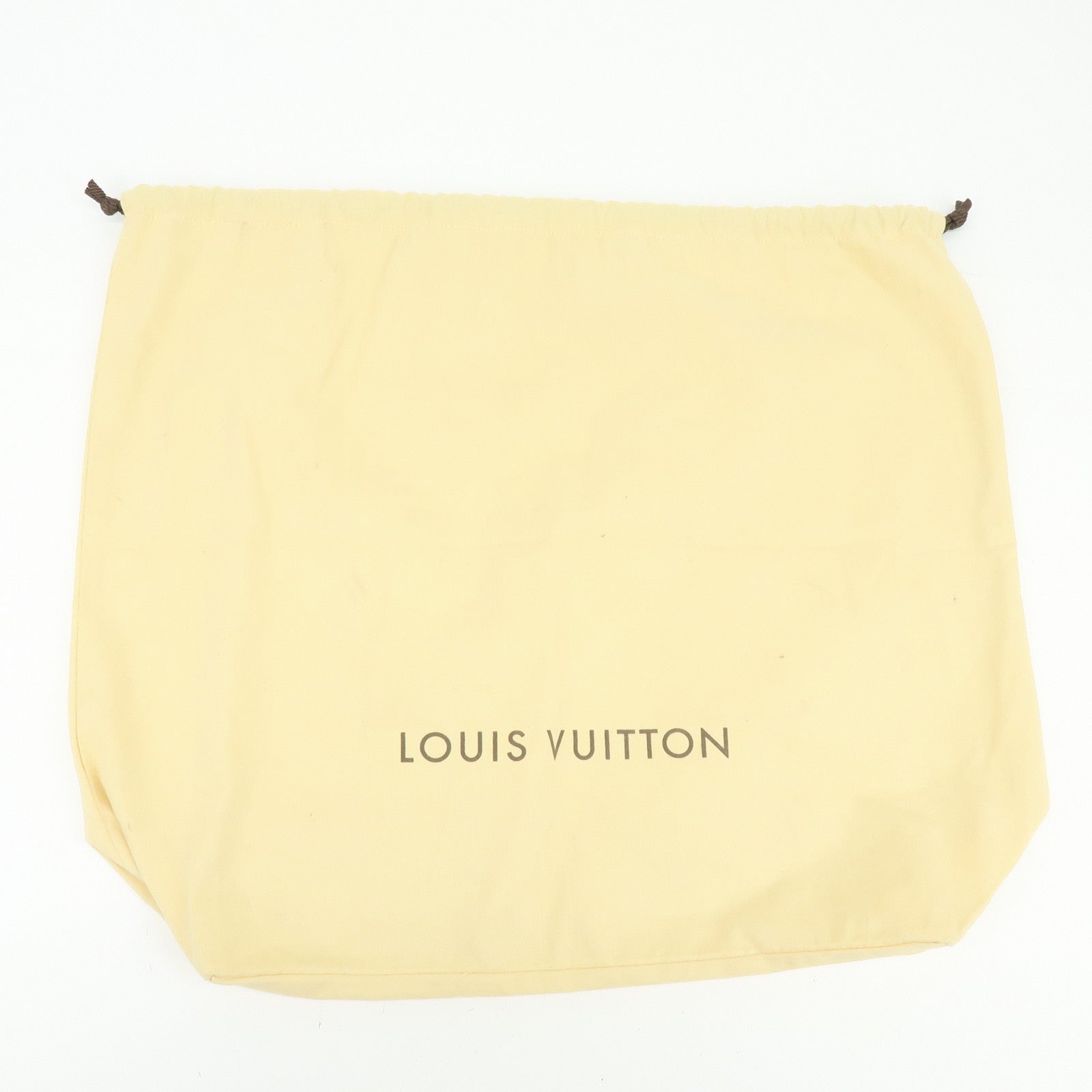 Louis Vuitton Set of 10 Dust Bag Storage Bag Drawstring Style Beige