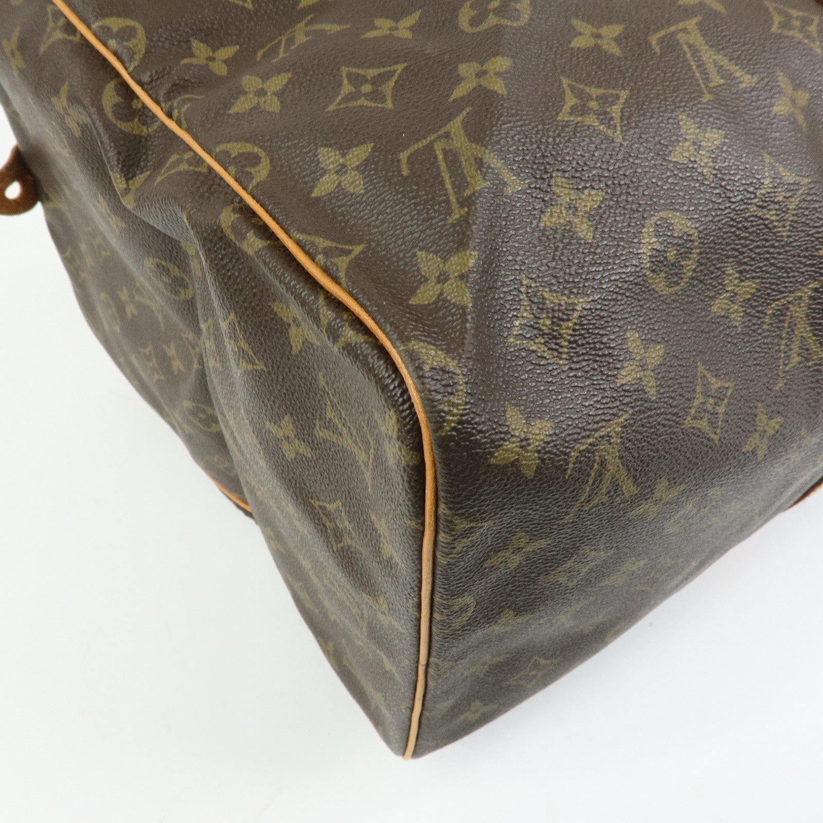 Louis Vuitton Monogram Sac Souple 55 Boston Bag Brown M41622