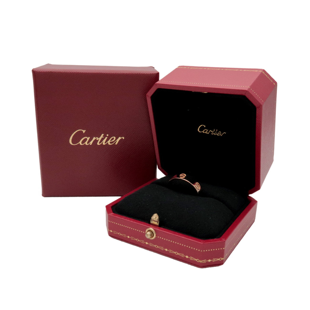 Cartier Love Ring K18 750PG #60 Rose Gold US9 EU60 HK20.5