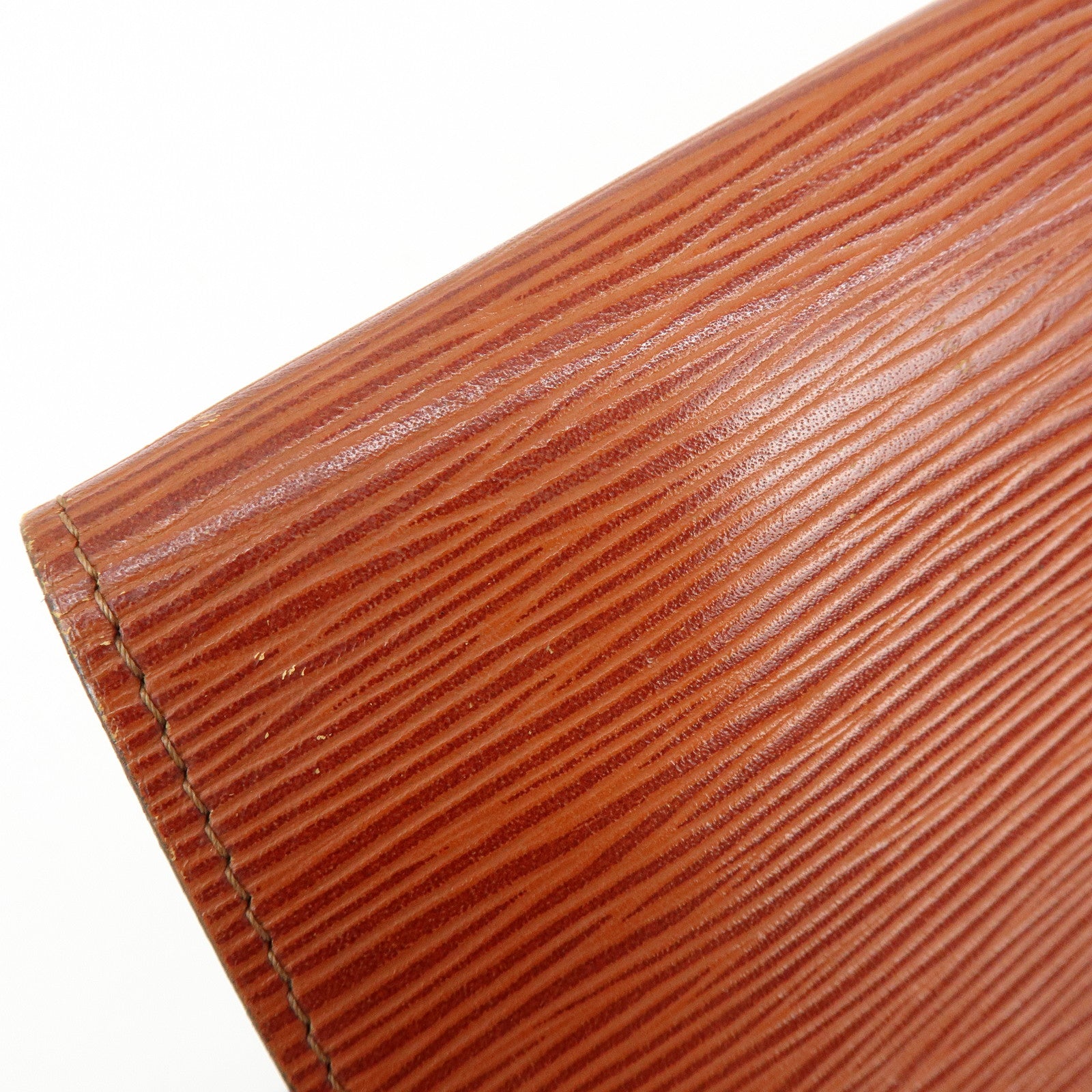 Louis Vuitton Epi Leather Art Deco Clutch Bag Kenya Brown M52633