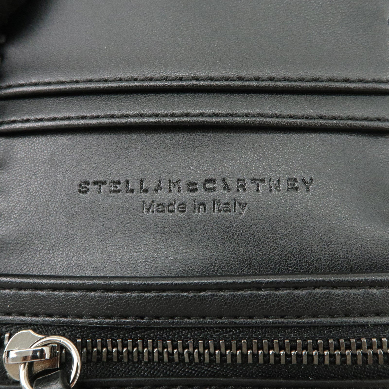 STELLA MCCARTNEY Falabella Small Flap Wallet Black