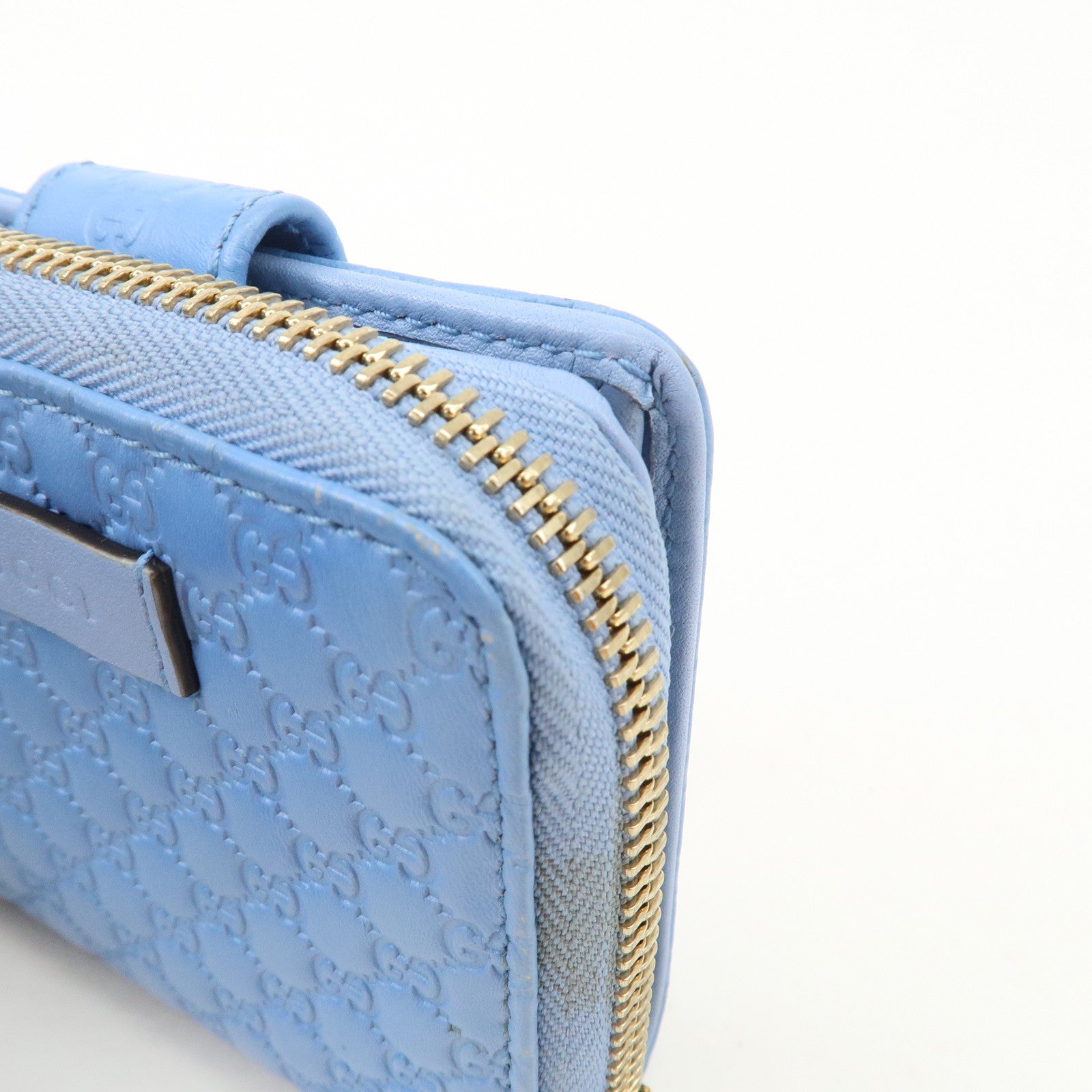 GUCCI Micro Guccissima Signature Bi-Fold Compact Wallet 449395