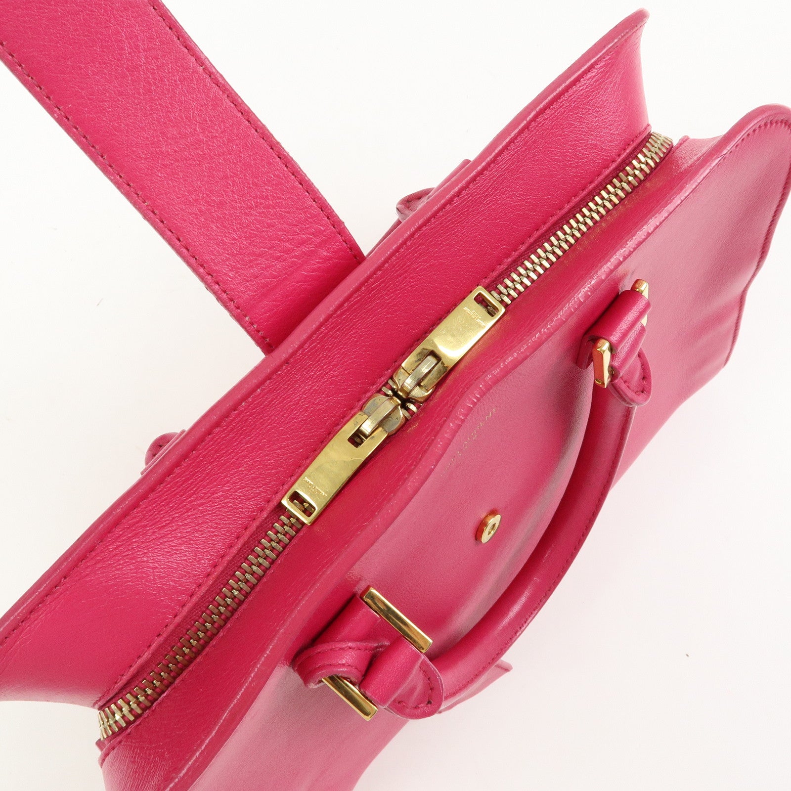 SAINT LAURENT PARIS Cassandra Leather 2Way Hand Shoulder Bag 372087