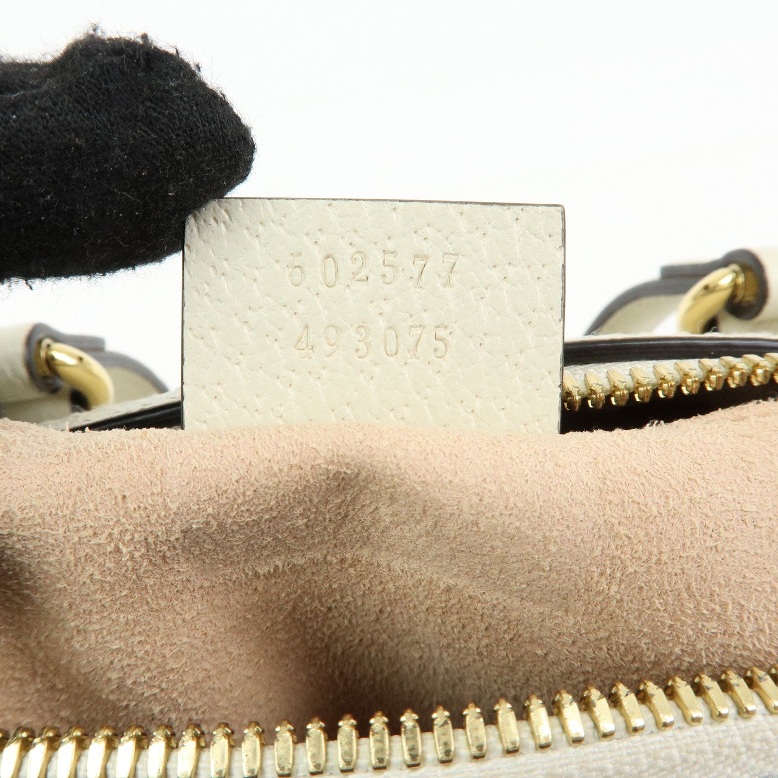 GUCCI Ophidia Sherry Leather 2Way Hand Shoulder Bag White 602577