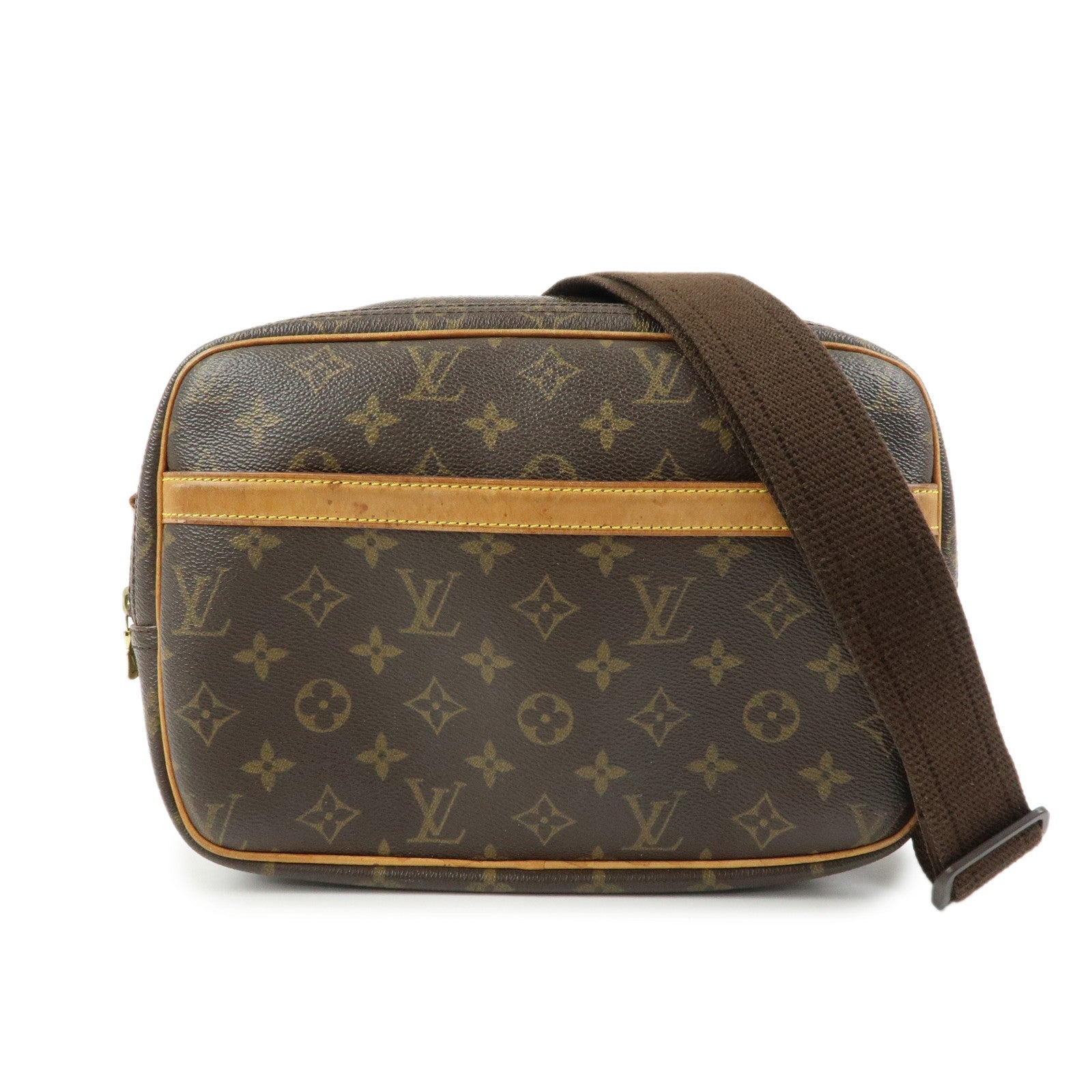 Louis Vuitton Monogram Reporter PM Shoulder Crossbody Bag M45254