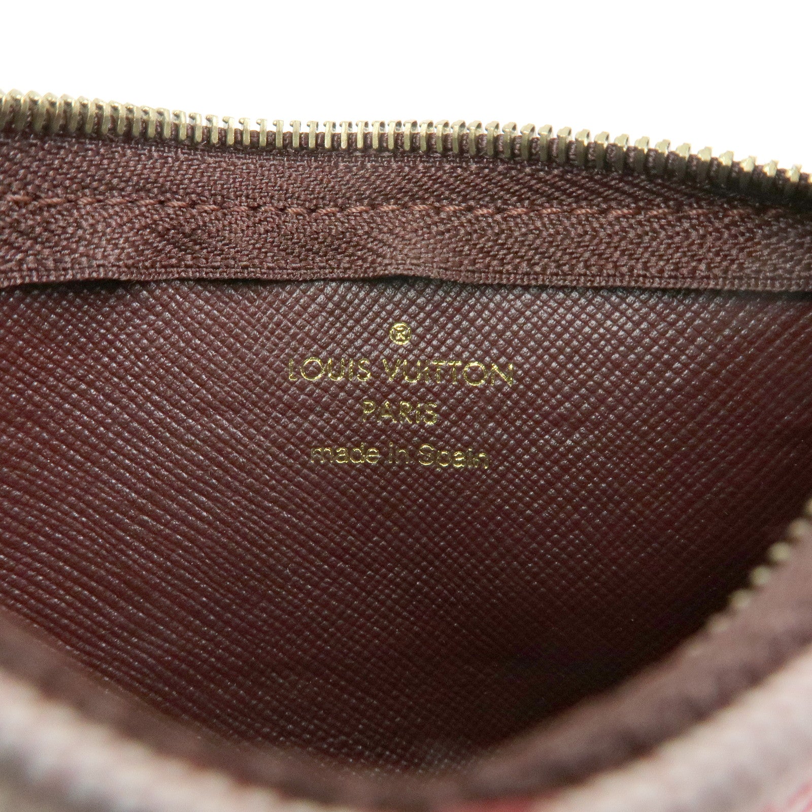 Louis Vuitton Monogram Mini Pochette Cles Coin Case Cerise M92238