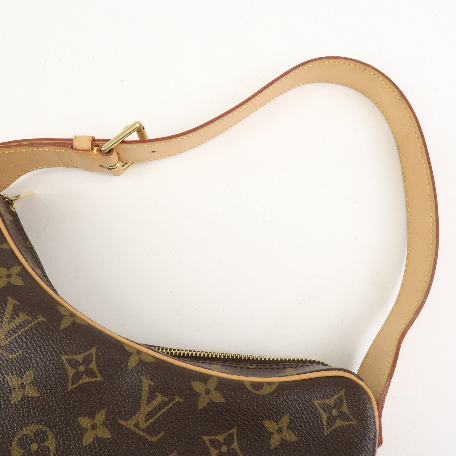 Louis Vuitton Monogram Croissant MM Shoulder Bag Brown M51512