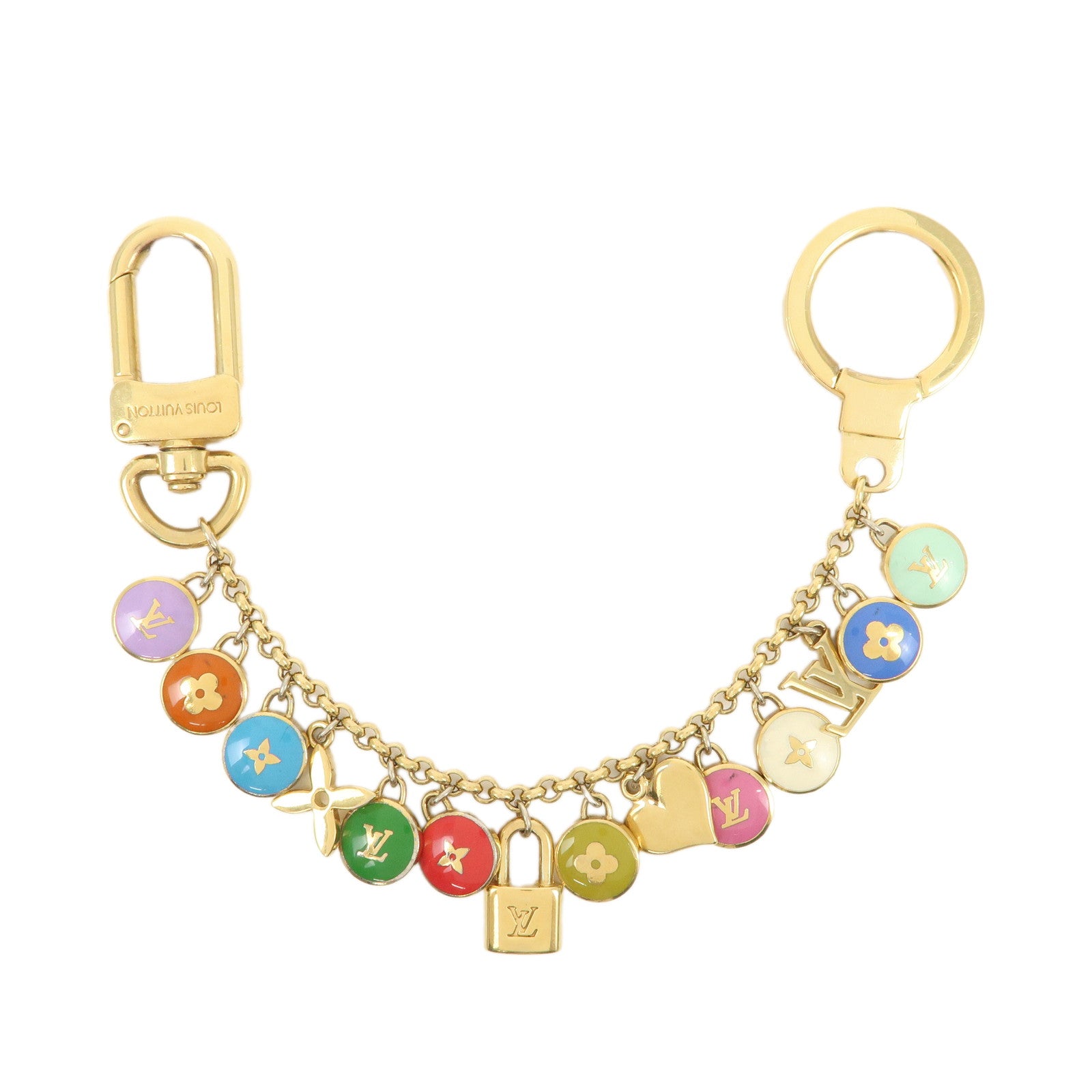 Louis Vuitton Porte Cles Chaine Pastille Bag Charm M65380