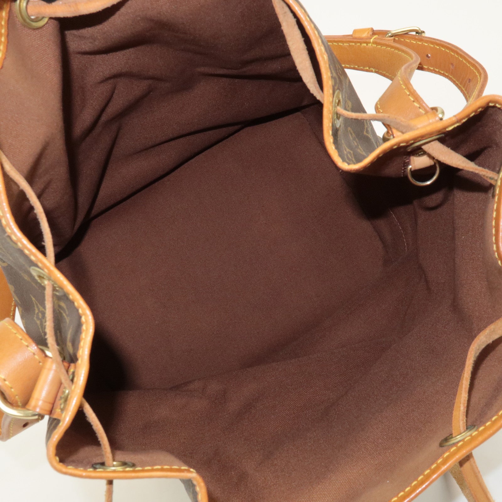 Louis Vuitton Monogram Noe Shoulder Bag Hand Bag Brown M42224 Used