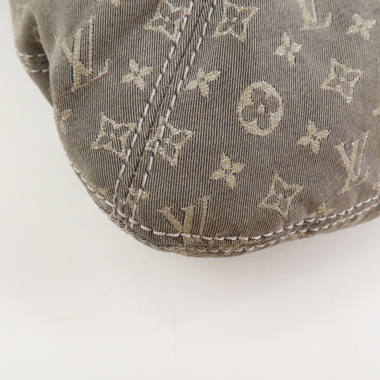 Louis Vuitton Monogram Mini Lin Manon MM ShoulderBag Platine M95618