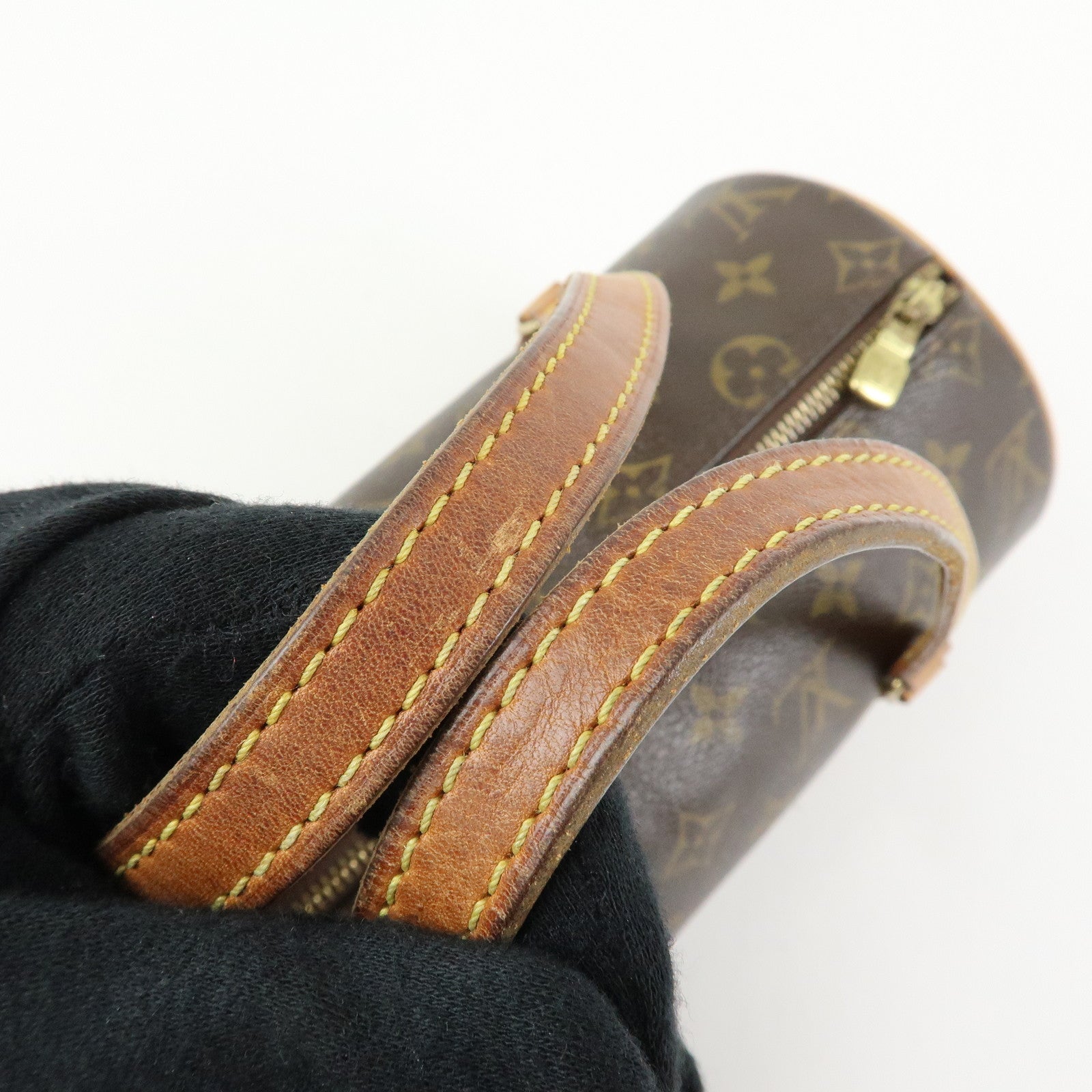Louis Vuitton Monogram Papillon 26 Hand Bag Brown M51386