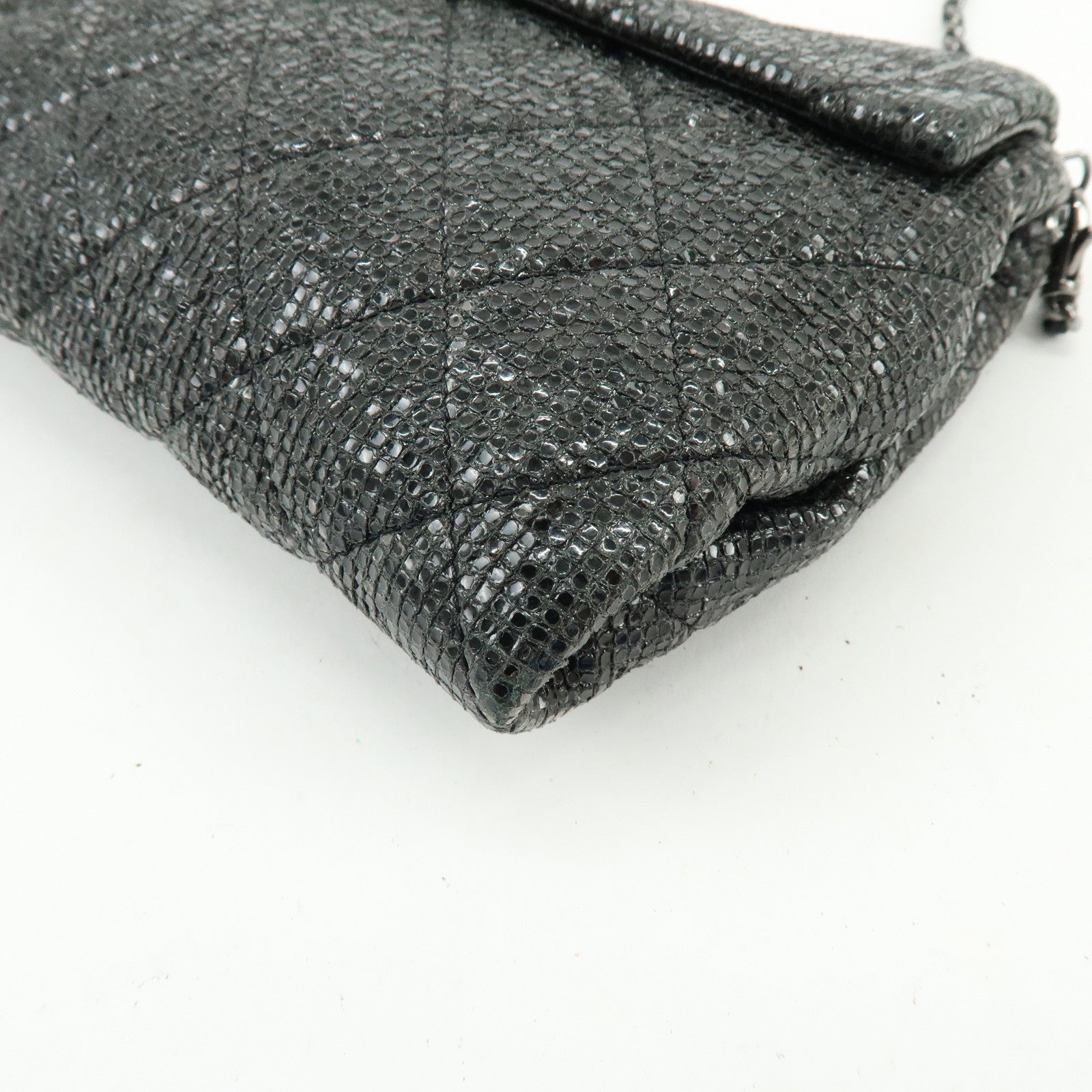 CHANEL Matelasse Chain Shoulder Bag 2014 Christmas Edition Black