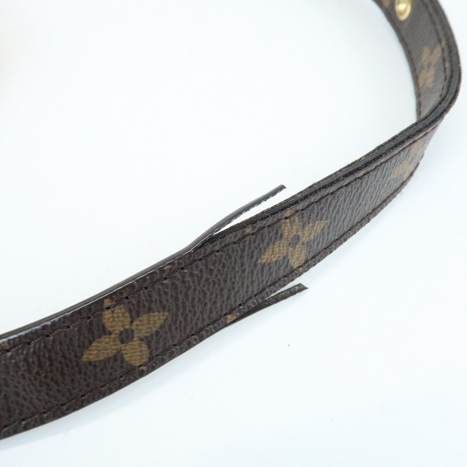 Louis Vuitton Monogram Pallas Hand Bag Shoulder Bag Avana M40907