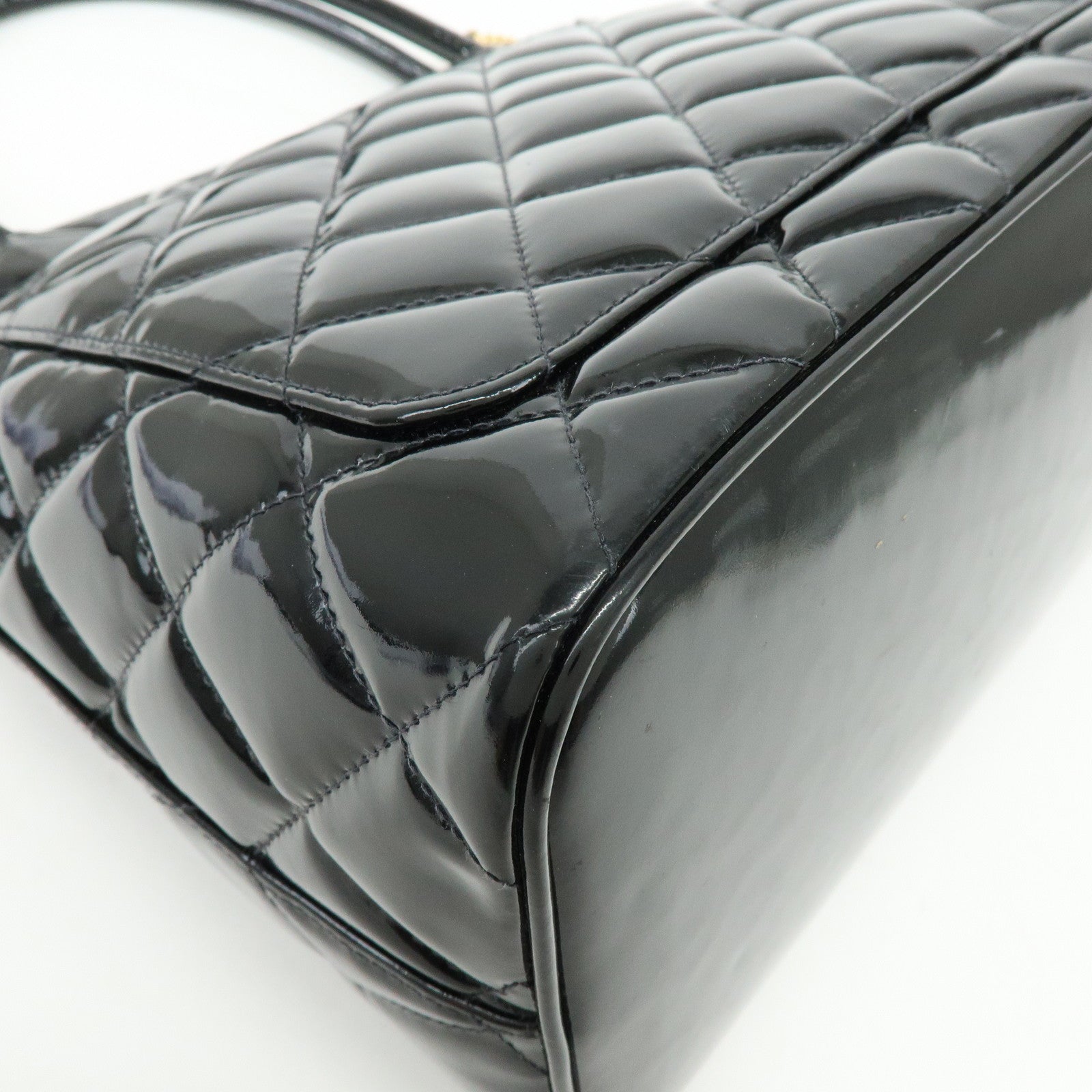 CHANEL Matelasse COCO Mark Medallion Tote Bag Hand Bag A01804