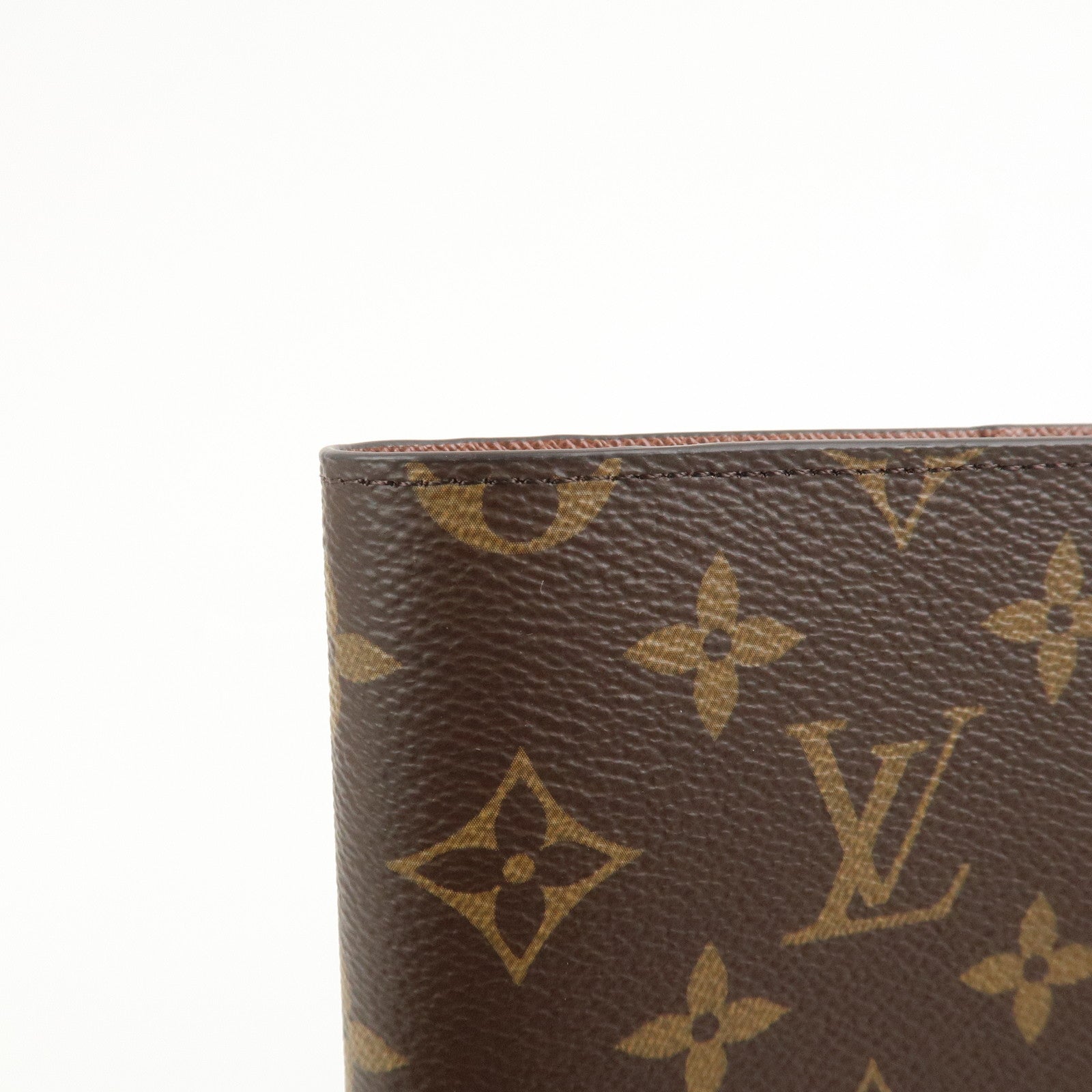 Louis Vuitton Monogram Agenda Bureau Planner Cover Brown R20100