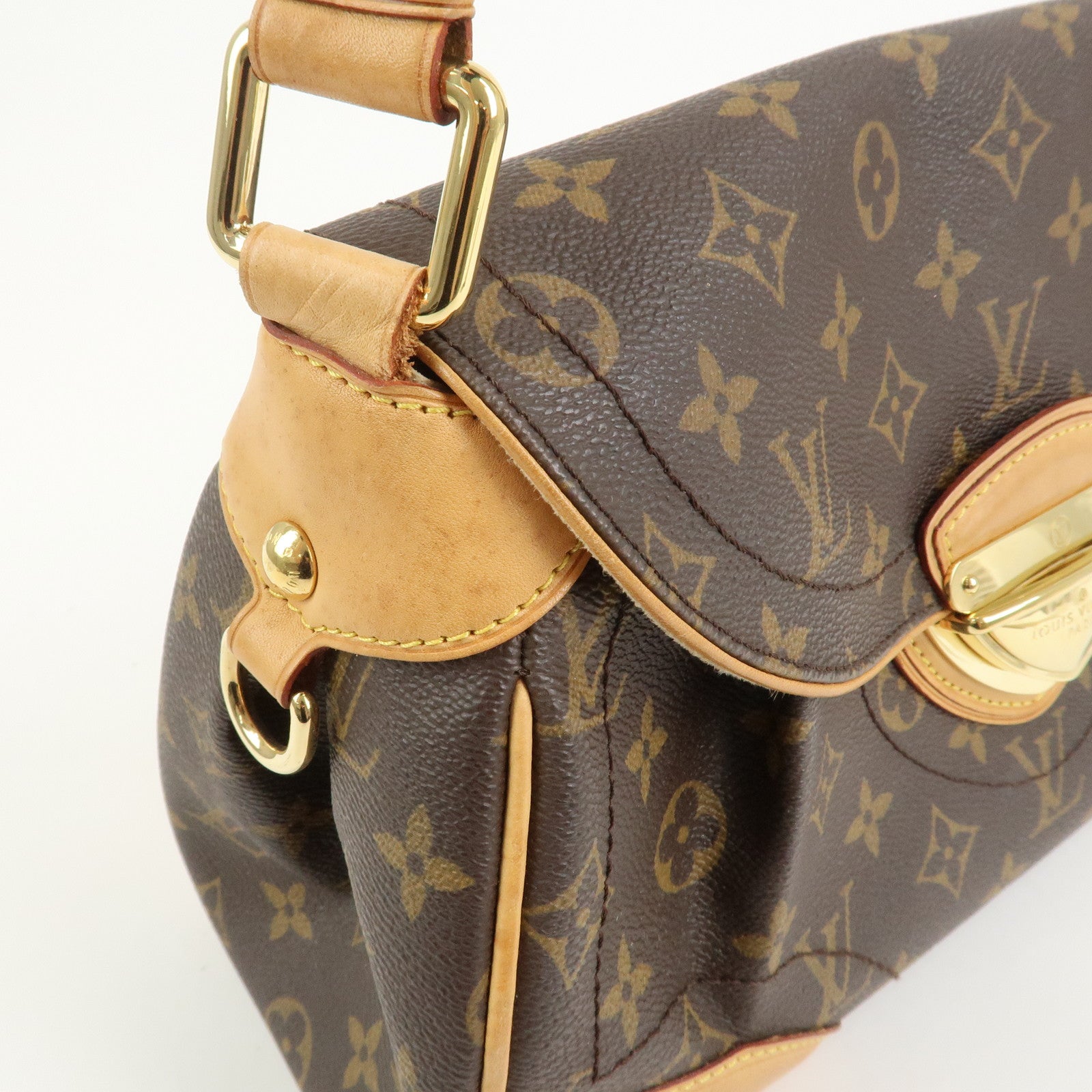 Louis Vuitton Monogram Beverly MM Shoulder Bag Brown M40121