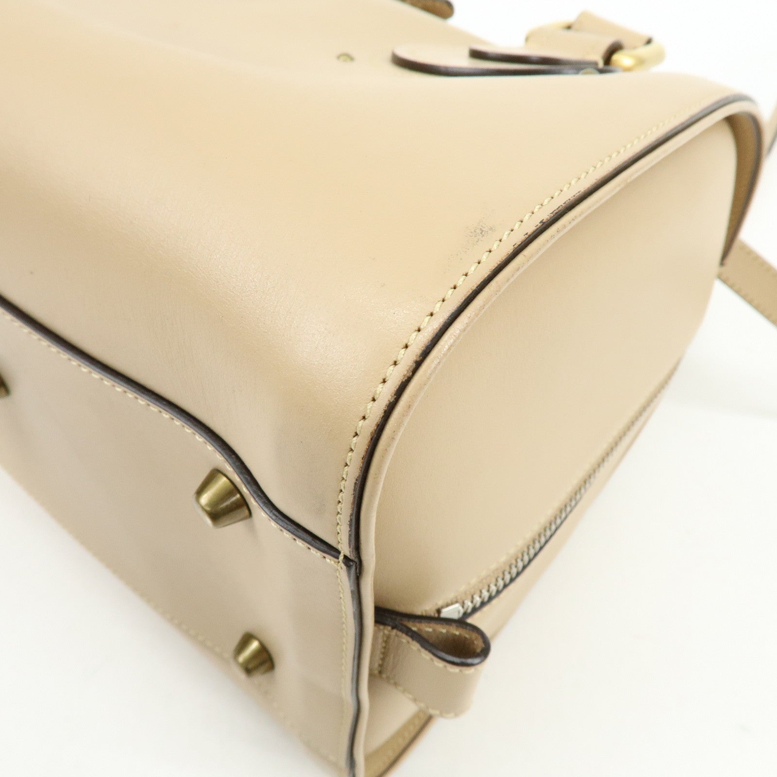 Chloe Paddington Leather 2Way Bag Shoulder Bag Shoulder Bag Beige