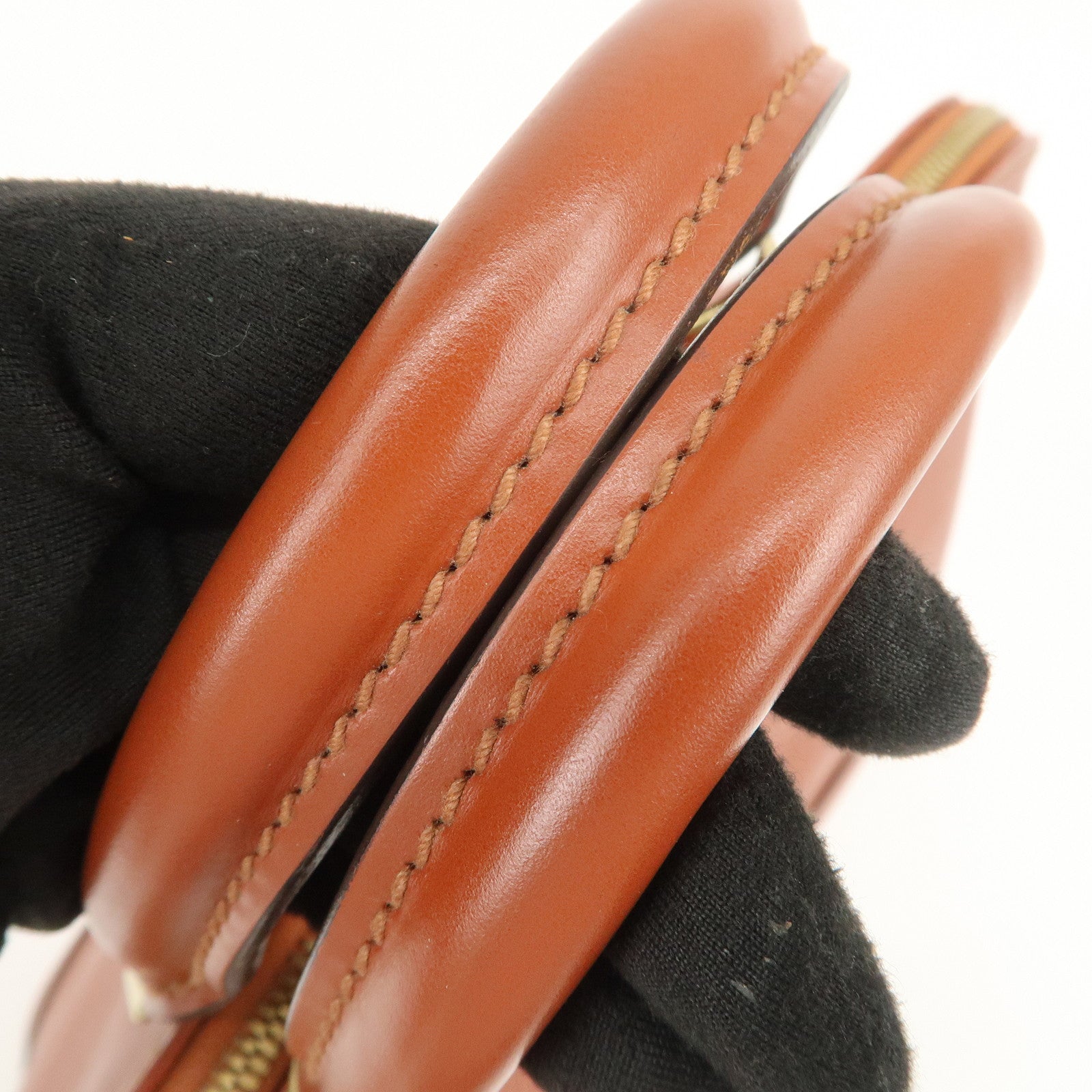 Louis Vuitton Epi Leather Alma PM Hand Bag Kenya Brown M52143