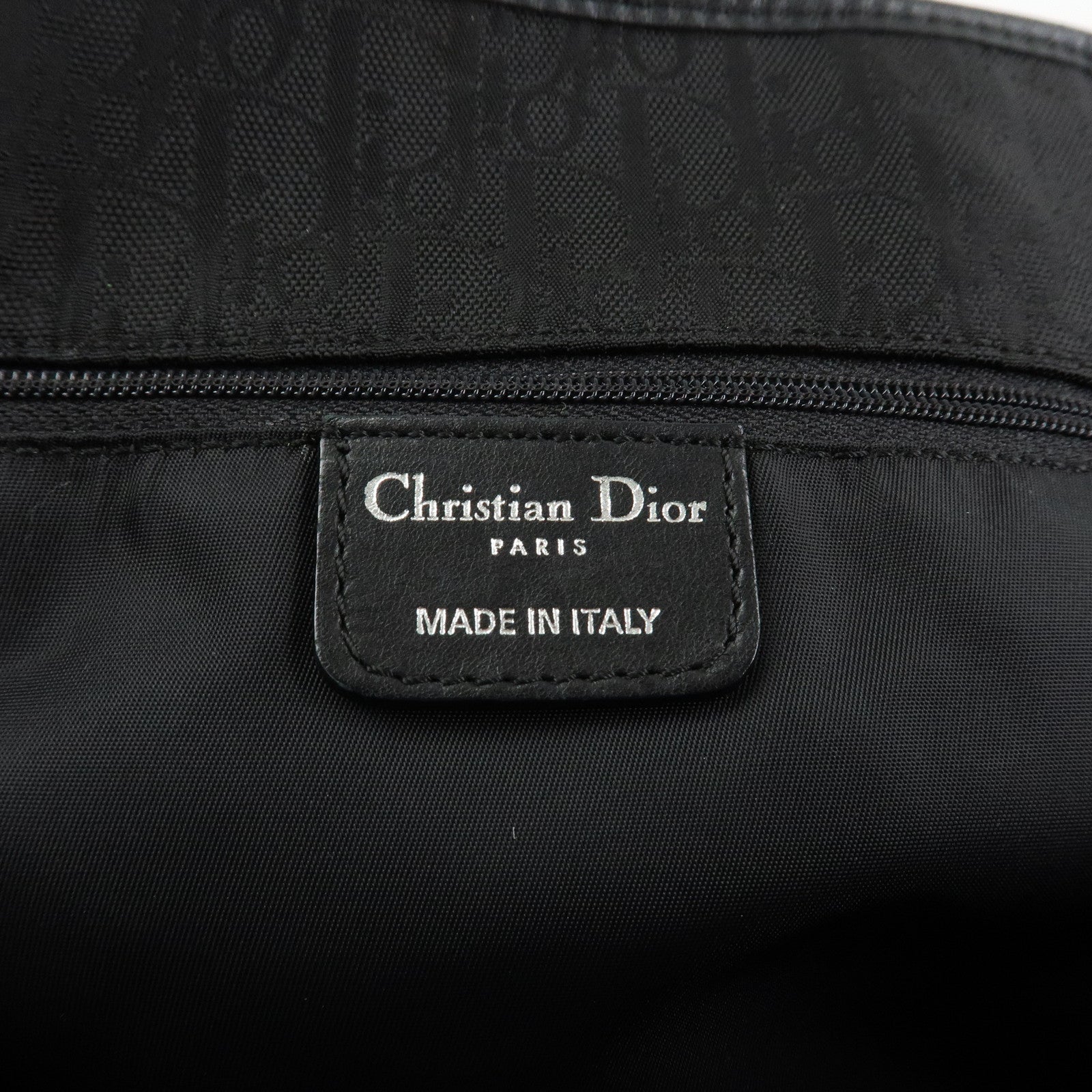 Christian Dior Trotter Nylon Canvas Leather Lovely Shoulder Bag