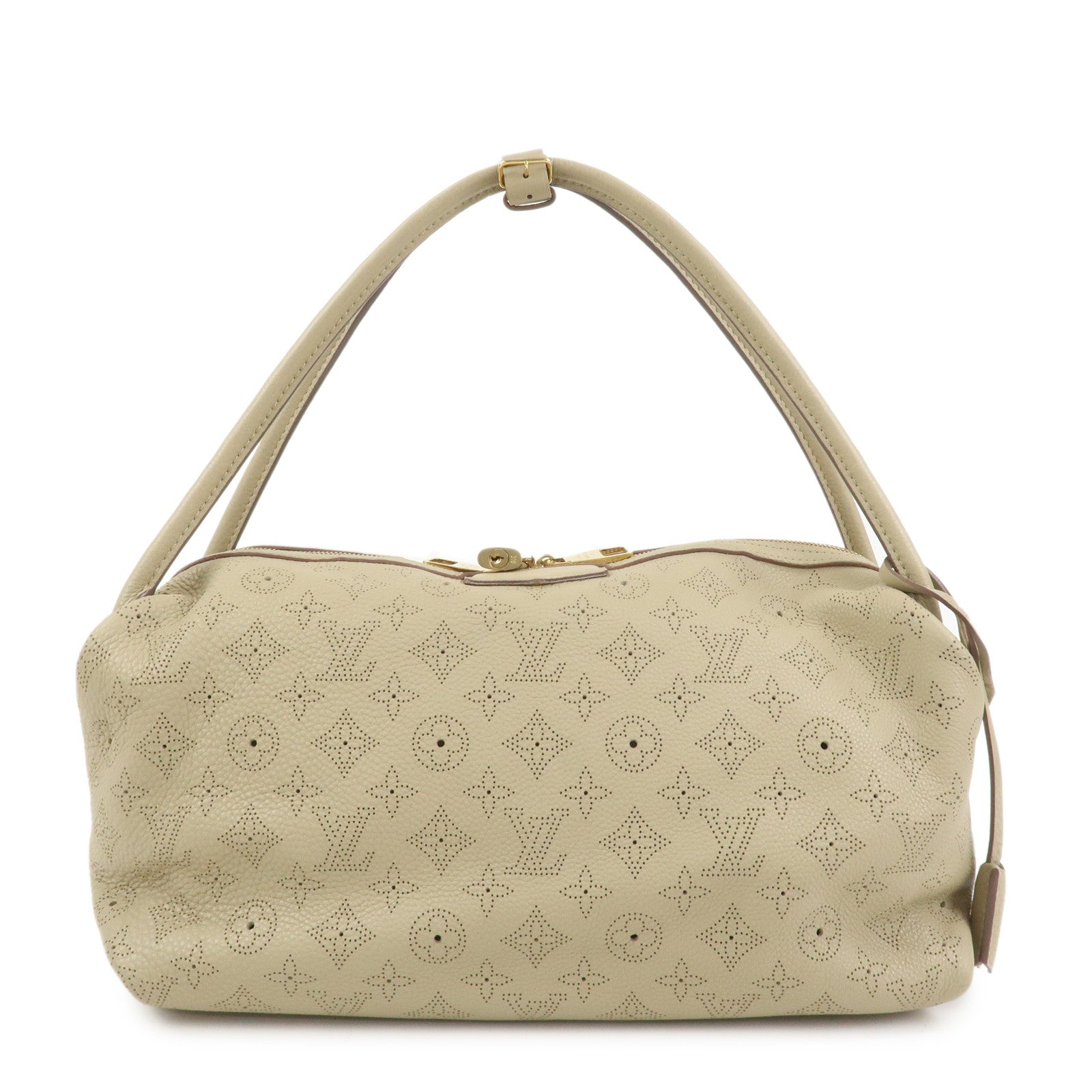 Louis Vuitton Galatea MM Leather Shoulder Bag Coquille Beige M93852