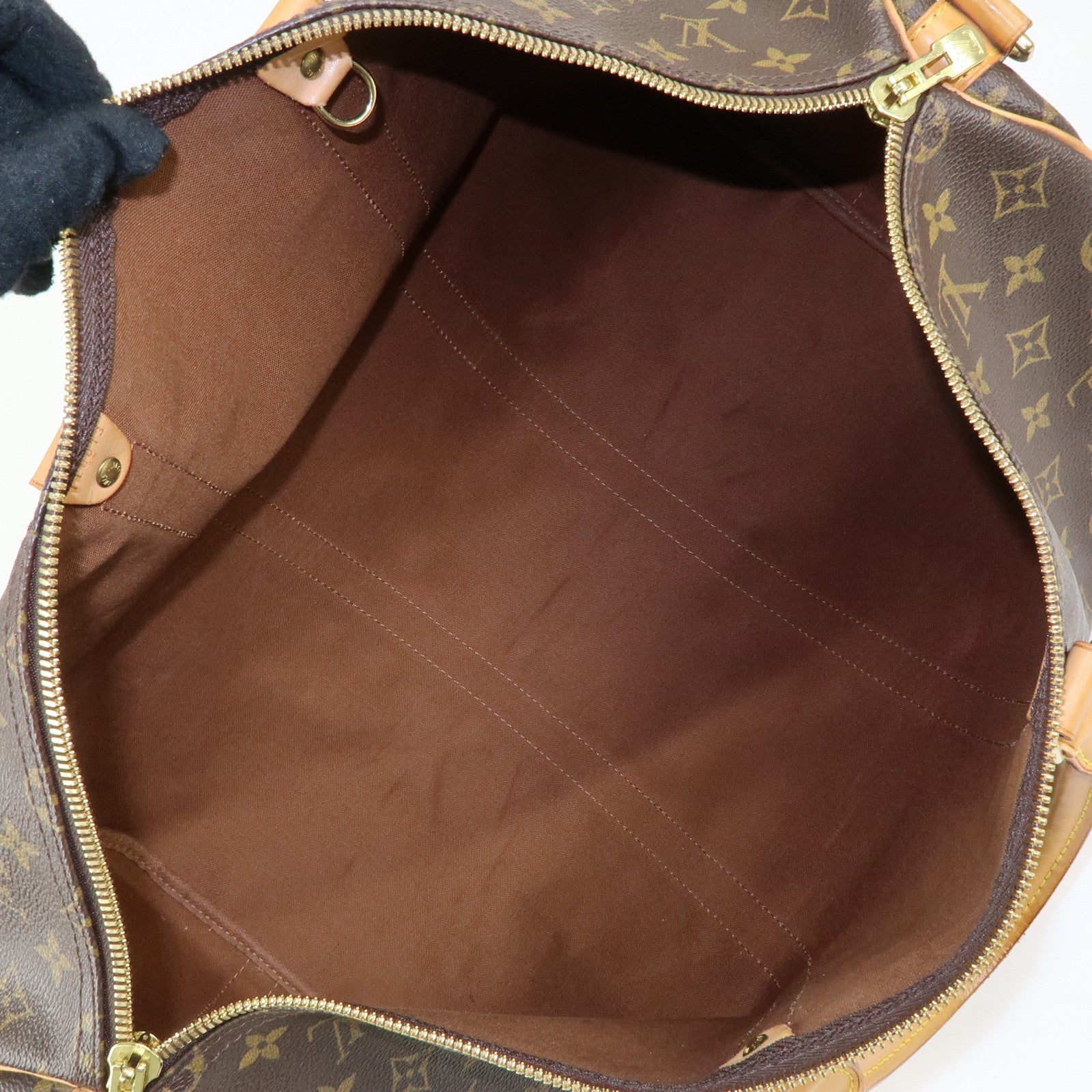 Louis Vuitton Monogram Keep All Bandouliere 50 Boston Bag M41416
