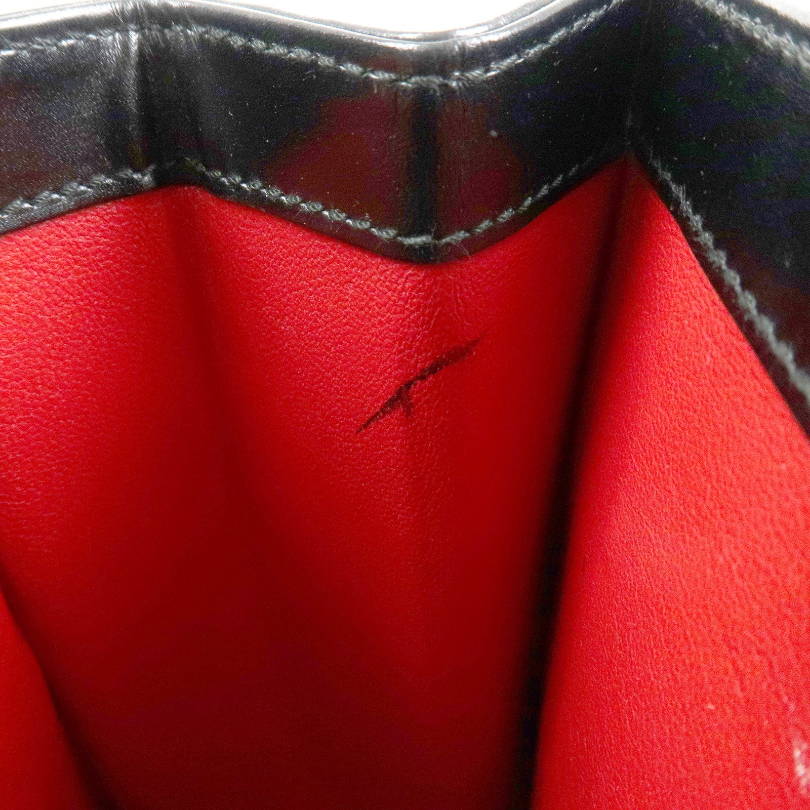 GUCCI Lady Lock Calf Leather 2Way Hand Bag Black