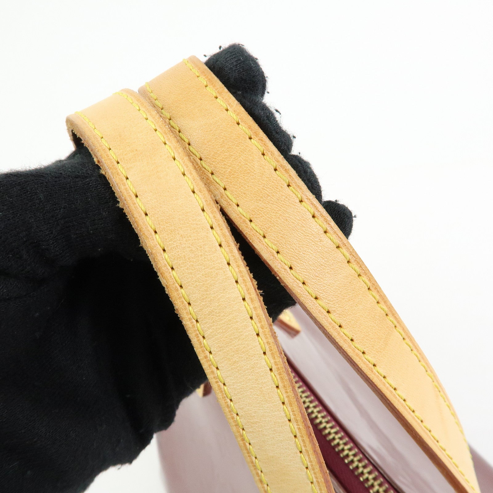 Louis Vuitton Monogram Vernis Bellevue PM Hand Bag Violet M93584