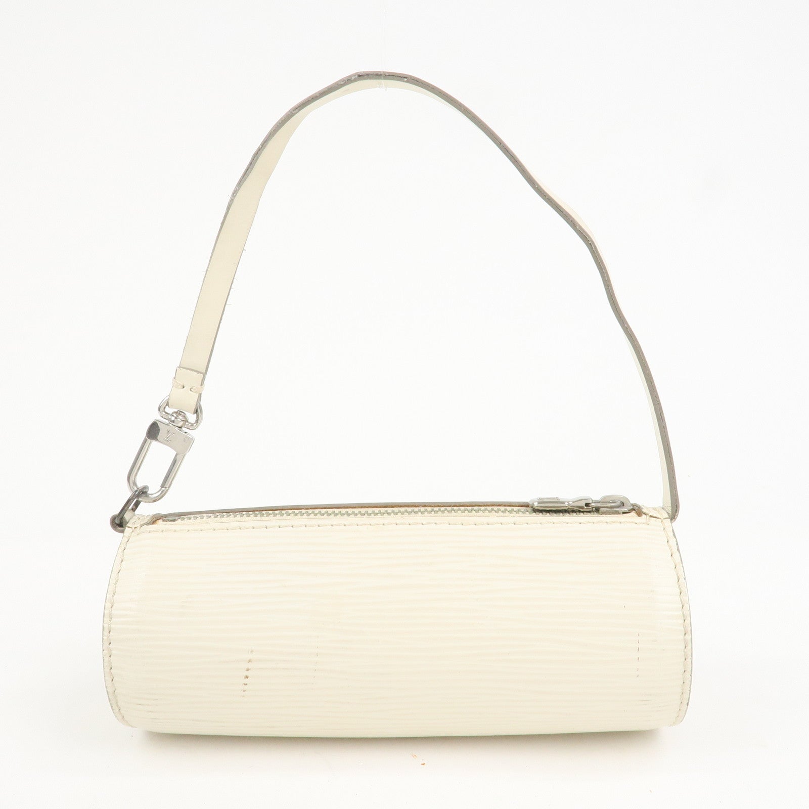 Louis Vuitton Epi Leather Mini Pouch For Soufflot Bag Yvoire White