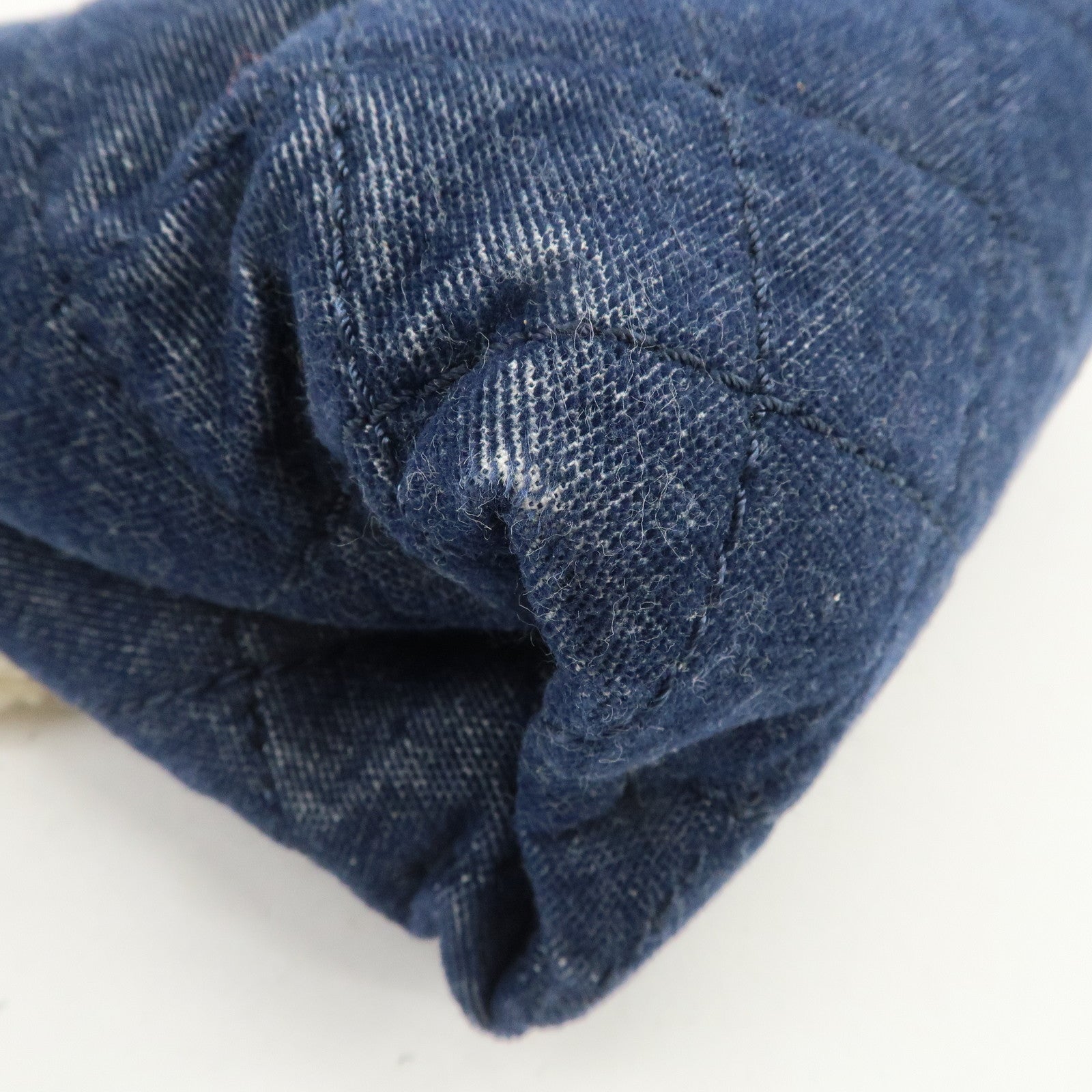 STELLA MCCARTNEY Denim Fur Falabella Shoulder Bag Crossbody Bag